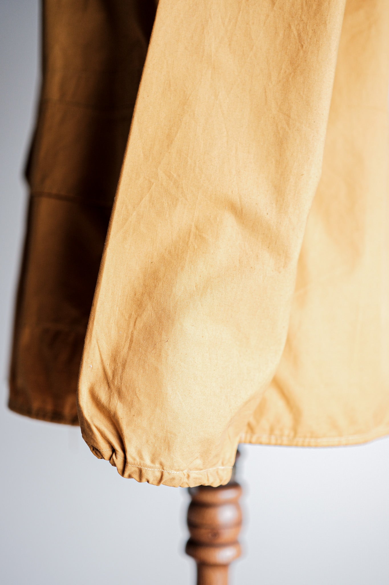 ［~40's］French Vintage Yellow Cotton Jacket "Dead Stock"