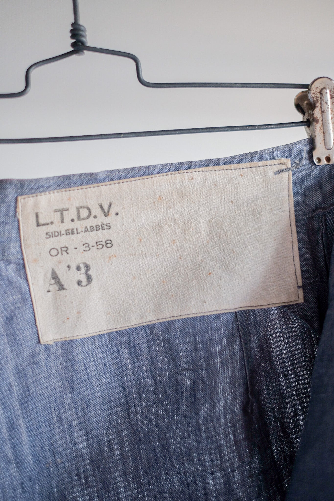 【~50's】French Navy Ramie Linen Sailor Pant