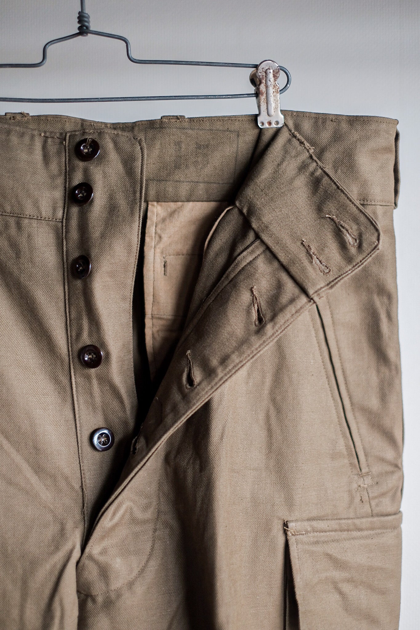 ［~50's］French Army M47 Field Trousers Size.15 "Dead Stock"