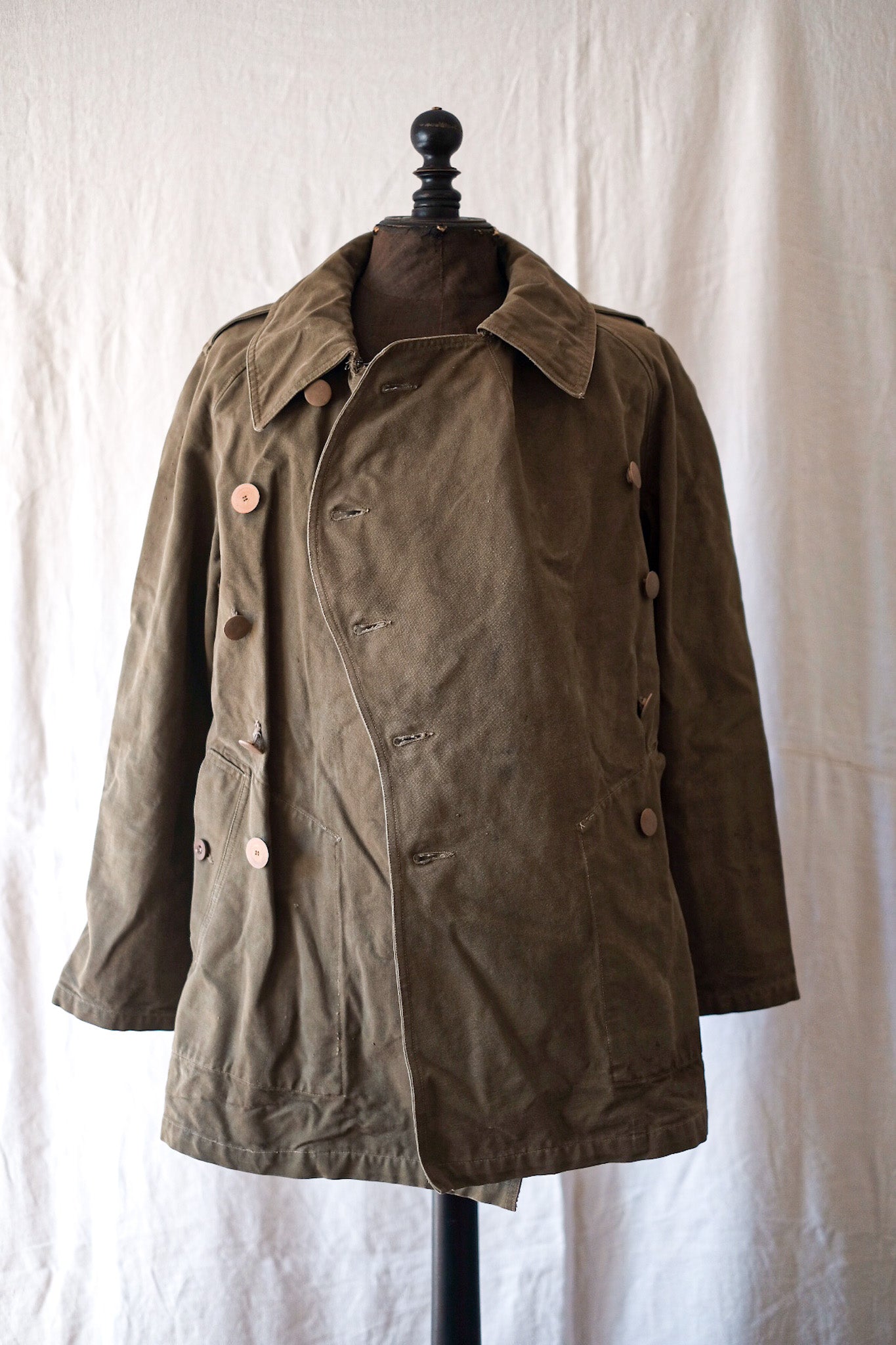 40's] French Army M38 Motorcycle Jacket 