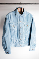 [~ 60's] แจ็คเก็ตผ้าลูกฟูกแบบผอมเพรียวของ Levi "Big E"