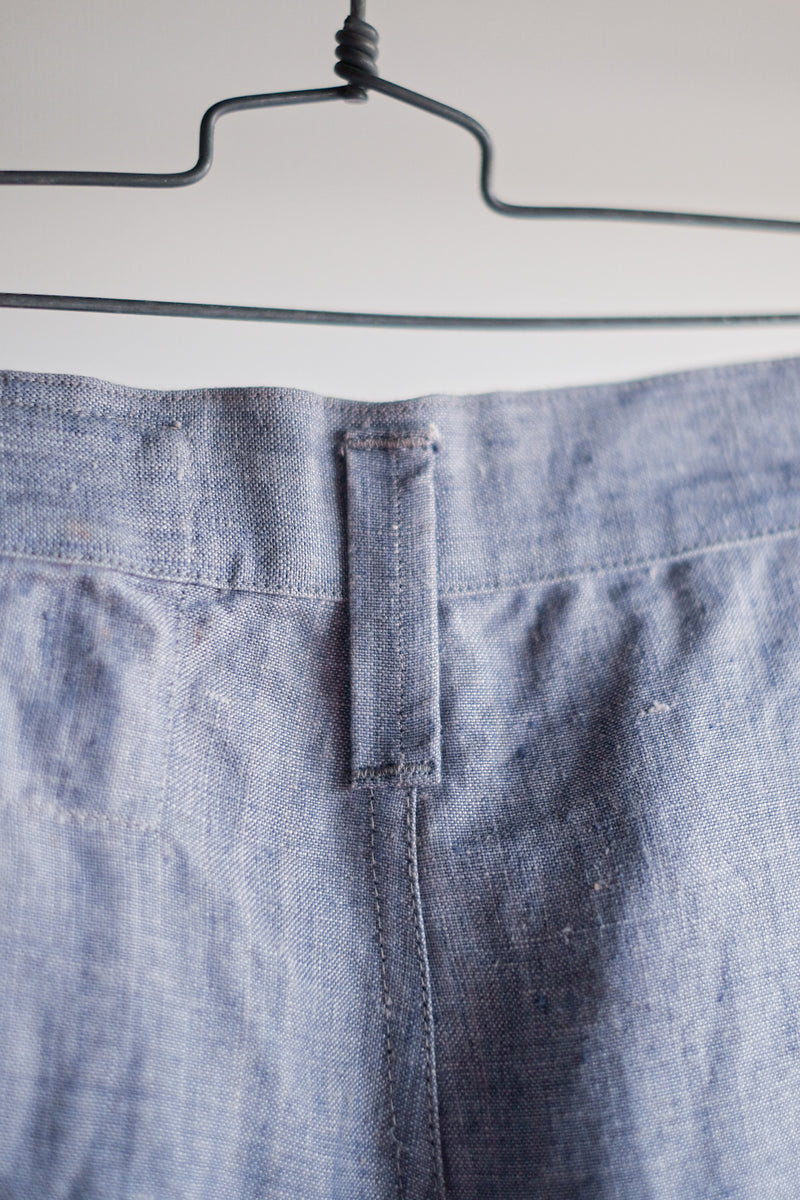 [~ 50] กองทัพเรือ Ramie Linen Sailor Pant