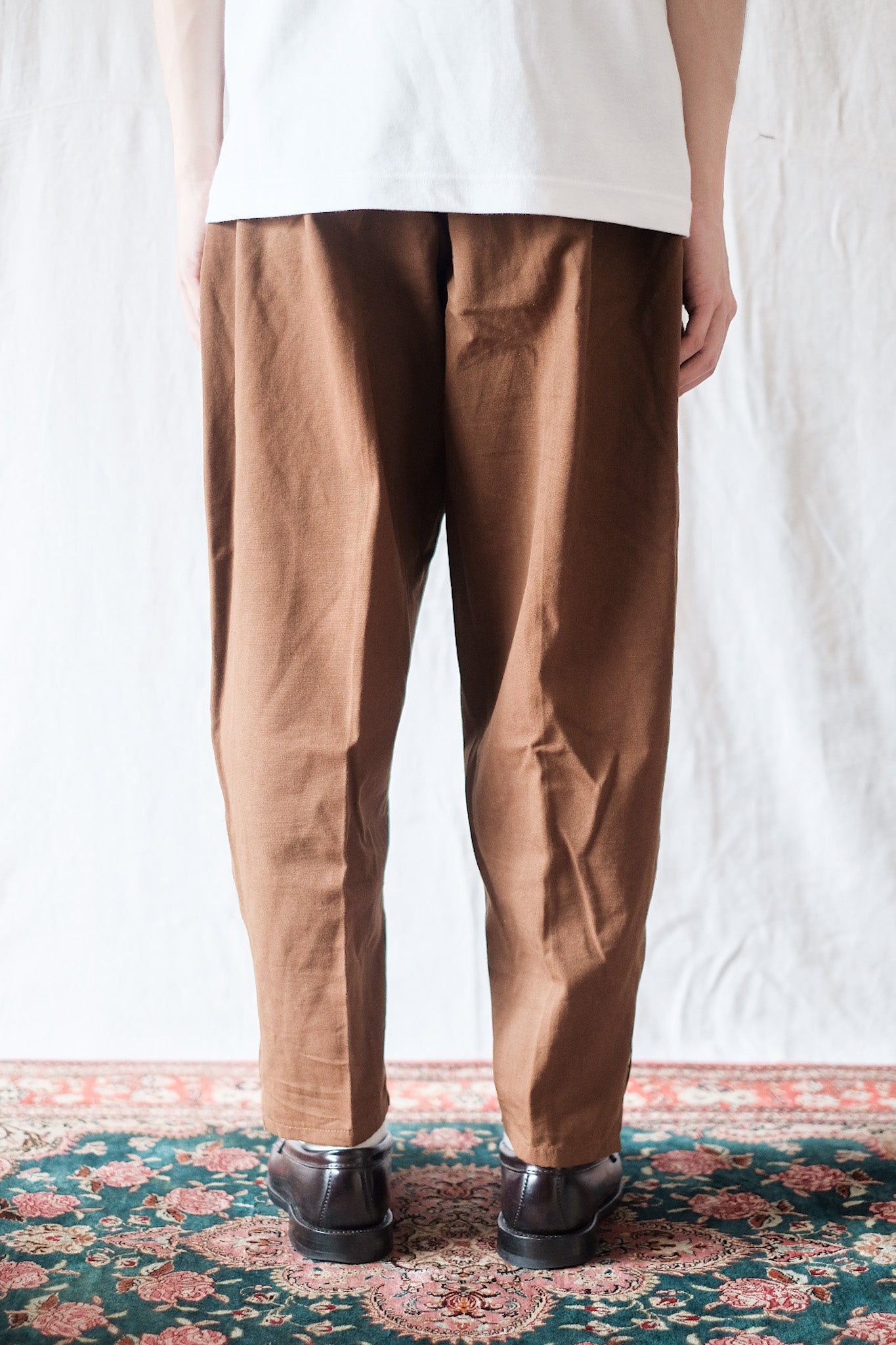 [~ 60's] French Vintage Brown Cotton Jodhpurs