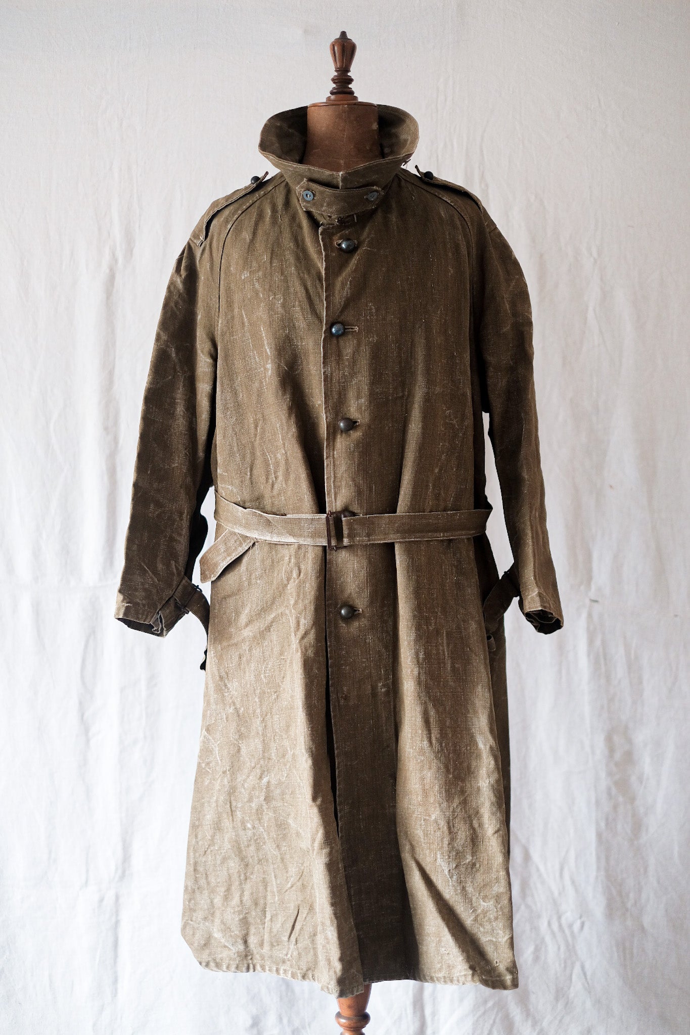 30's] French Army M35 Motorcycle Coat 