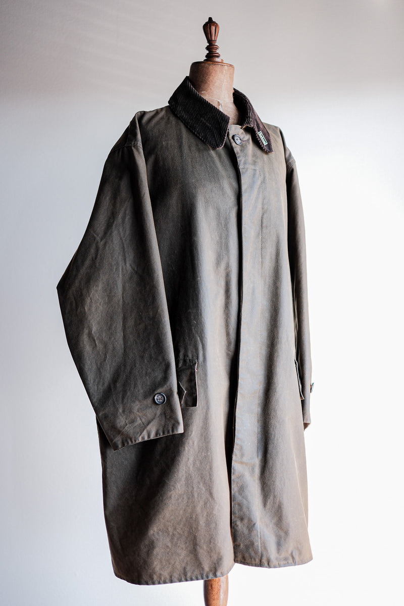 [~ 90's] Barbour Vintage "Original 3/4 Coat" 3 Crest Six Large