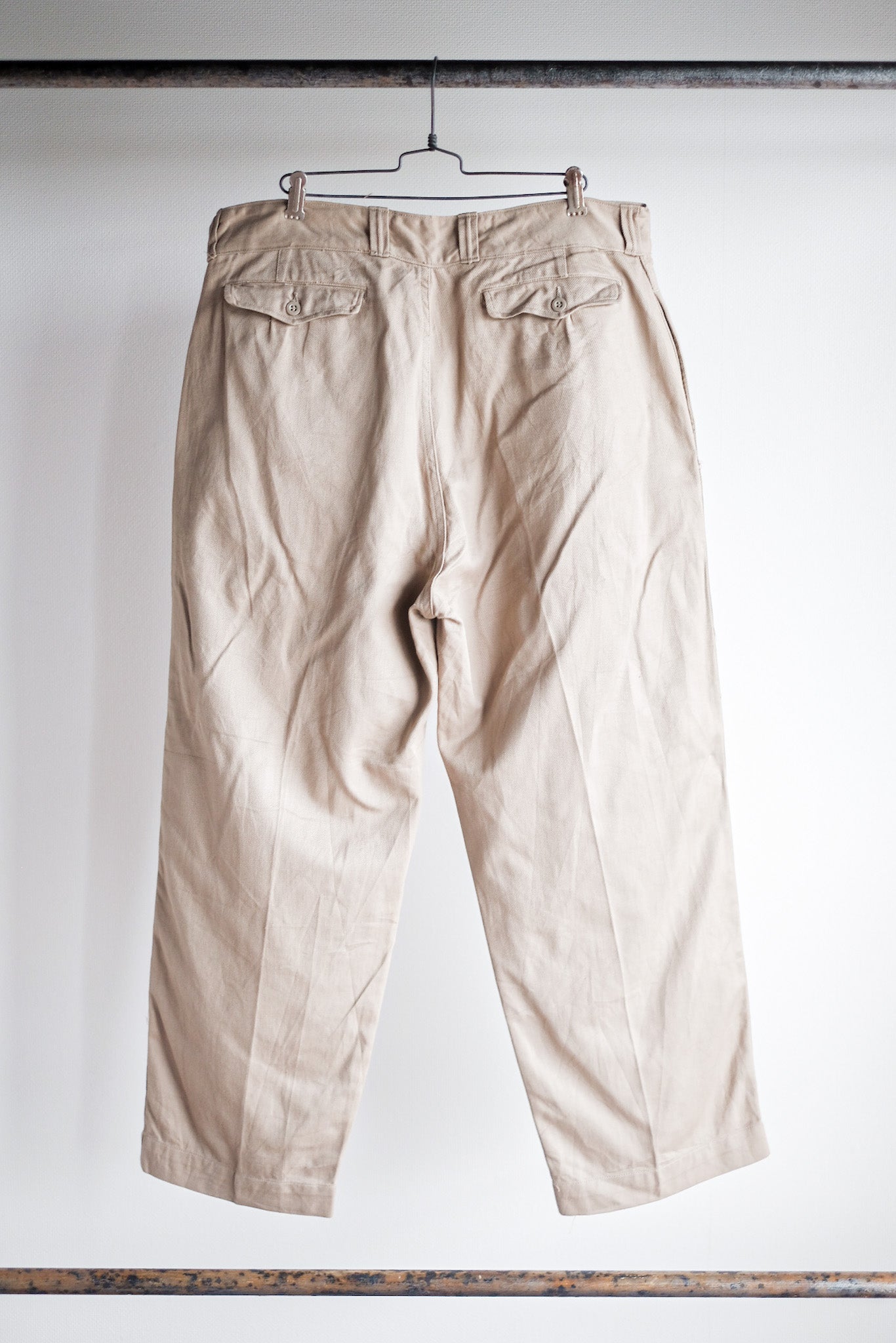 ［~60's］French Army M52 Chino Trousers Size.15