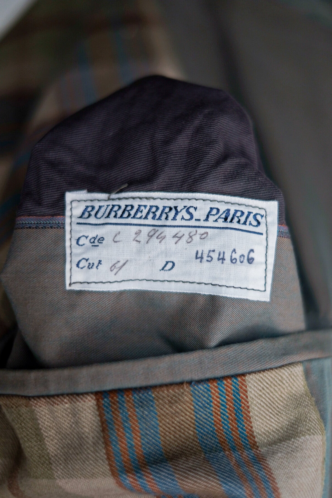 ［~50's］Vintage Burberry Old Jacket Made in France