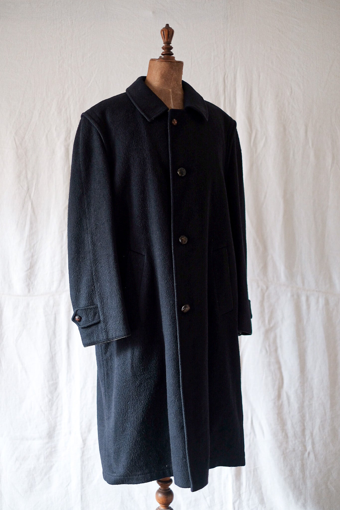 Burberry prorsum vintage 1980s loden wool store maxi coat