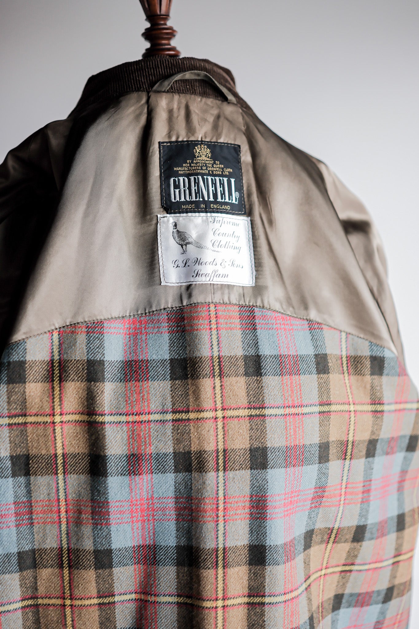 80's] Vintage Grenfell Outdoor Half COAT SIZE.40