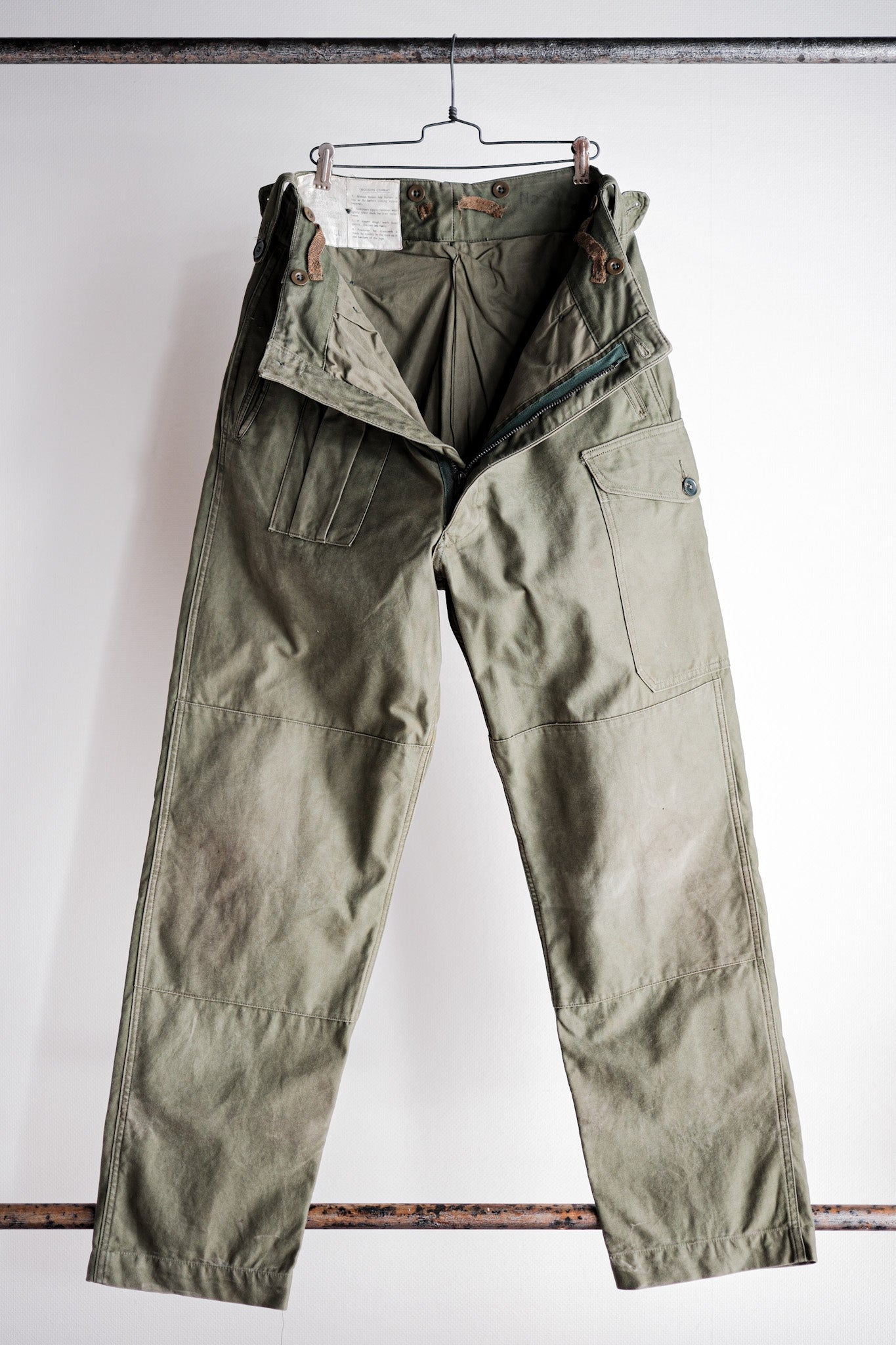 [〜60年代]英國軍隊1960年的圖案戰鬥褲尺寸。4