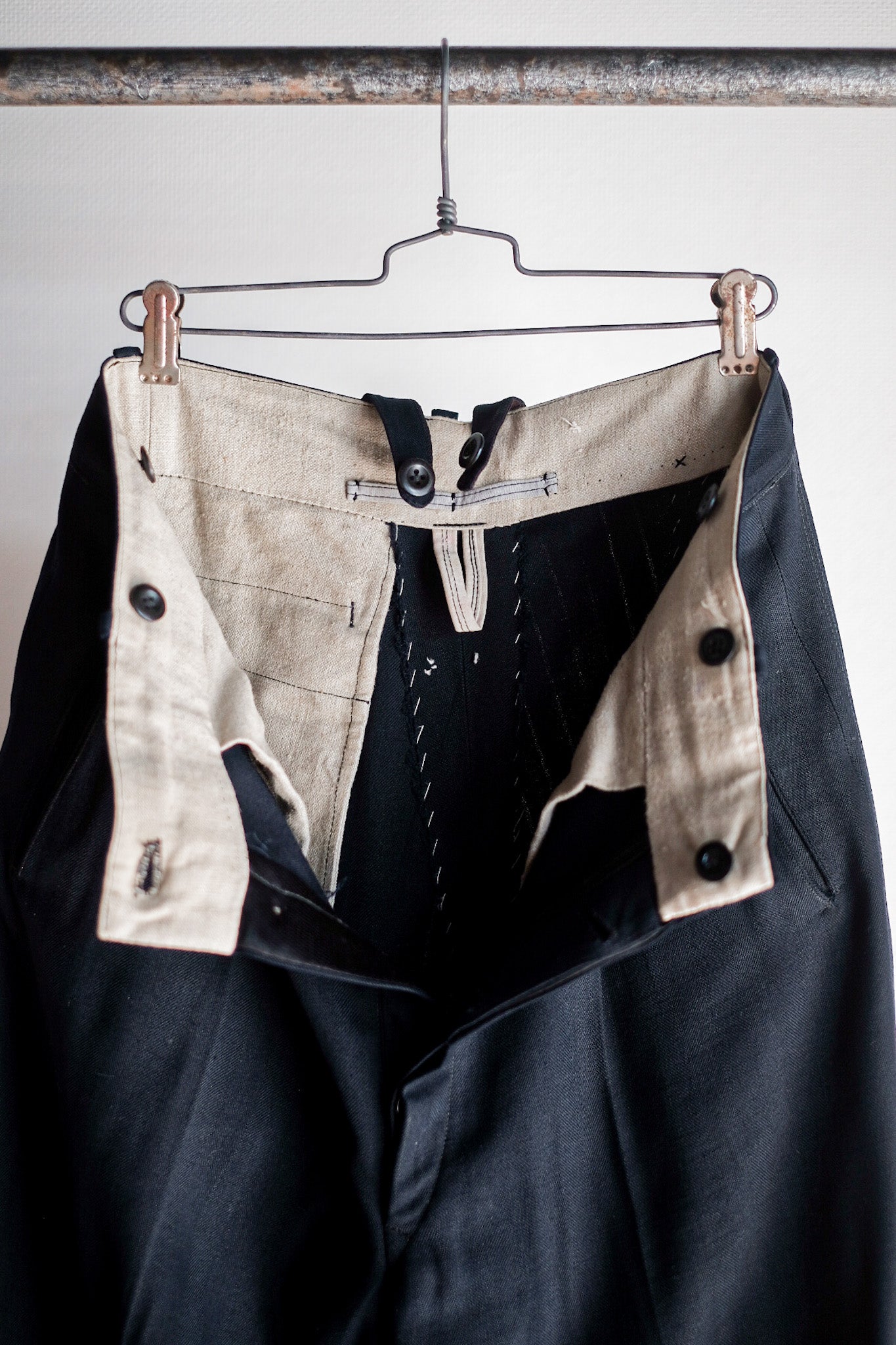 [〜40年代]德國老式人造絲羊毛褲子