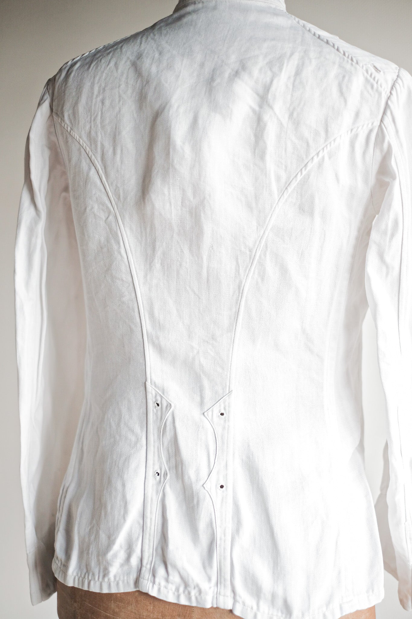 ［~20's］French Army Cotton Linen Colonial Jacket