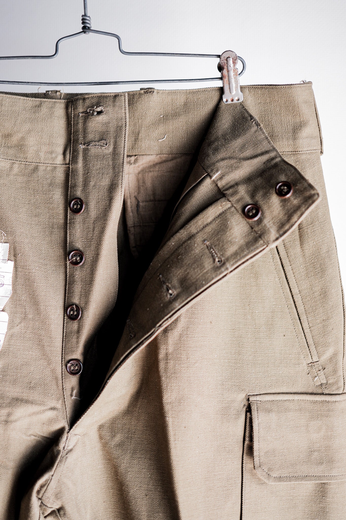 ［~50's］French Army M47 Field Trousers Size.25 "Dead Stock"