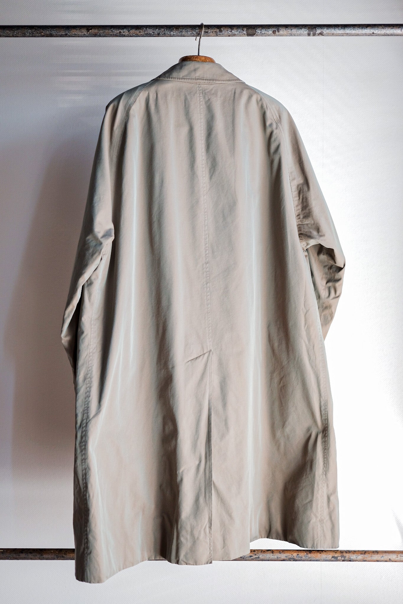 [〜80年代]復古Burberry的單一raglan balmacaan外套C100尺寸。