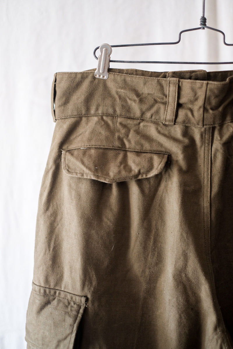 【~50's】French Army M47 Field Trousers Size.33