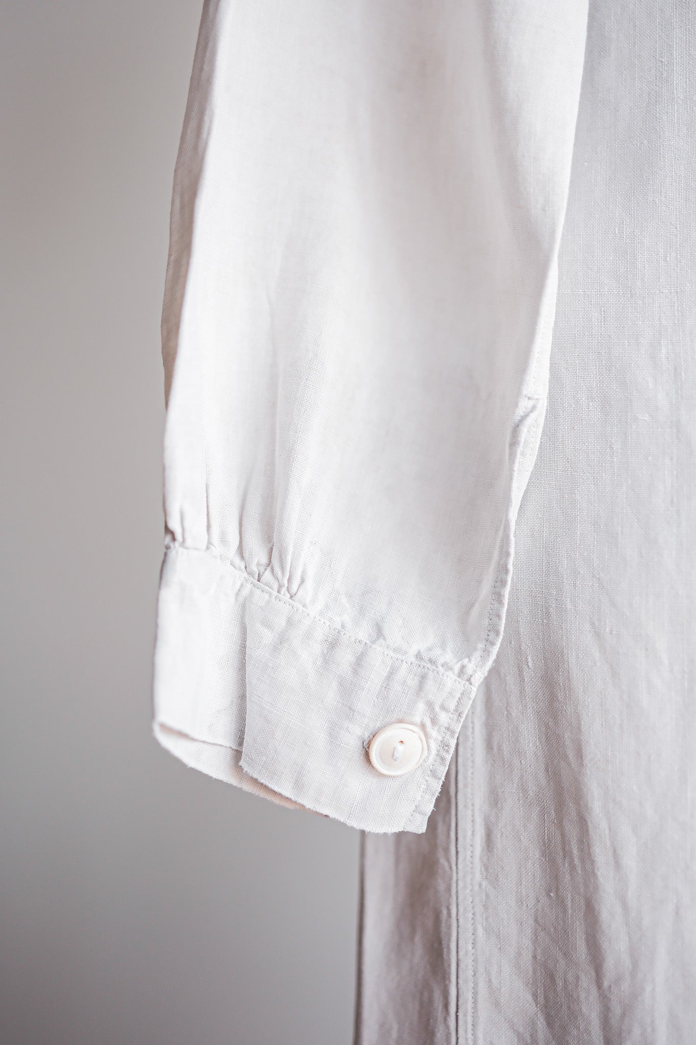 ［~30's］French Vintage Linen Coat "Belle Jardiniere"