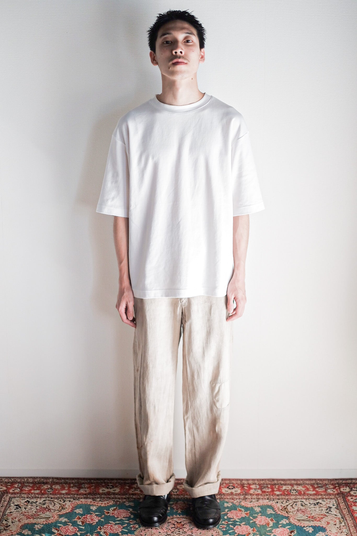 ［~40's］WW2 German Army Drillich HBT Linen Trousers