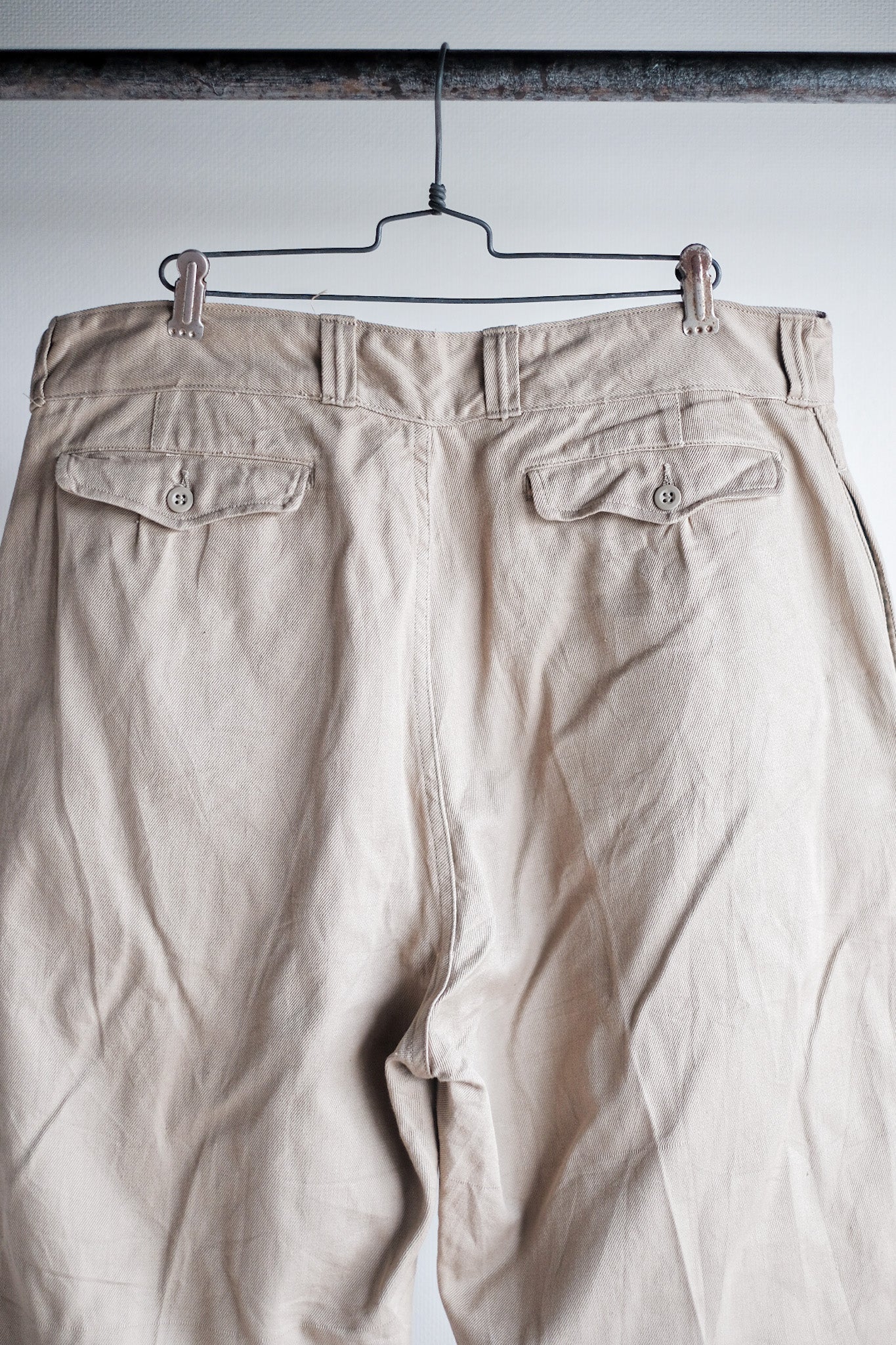 [~ 60's] French Army M52 Chino Taille des pantalons.15