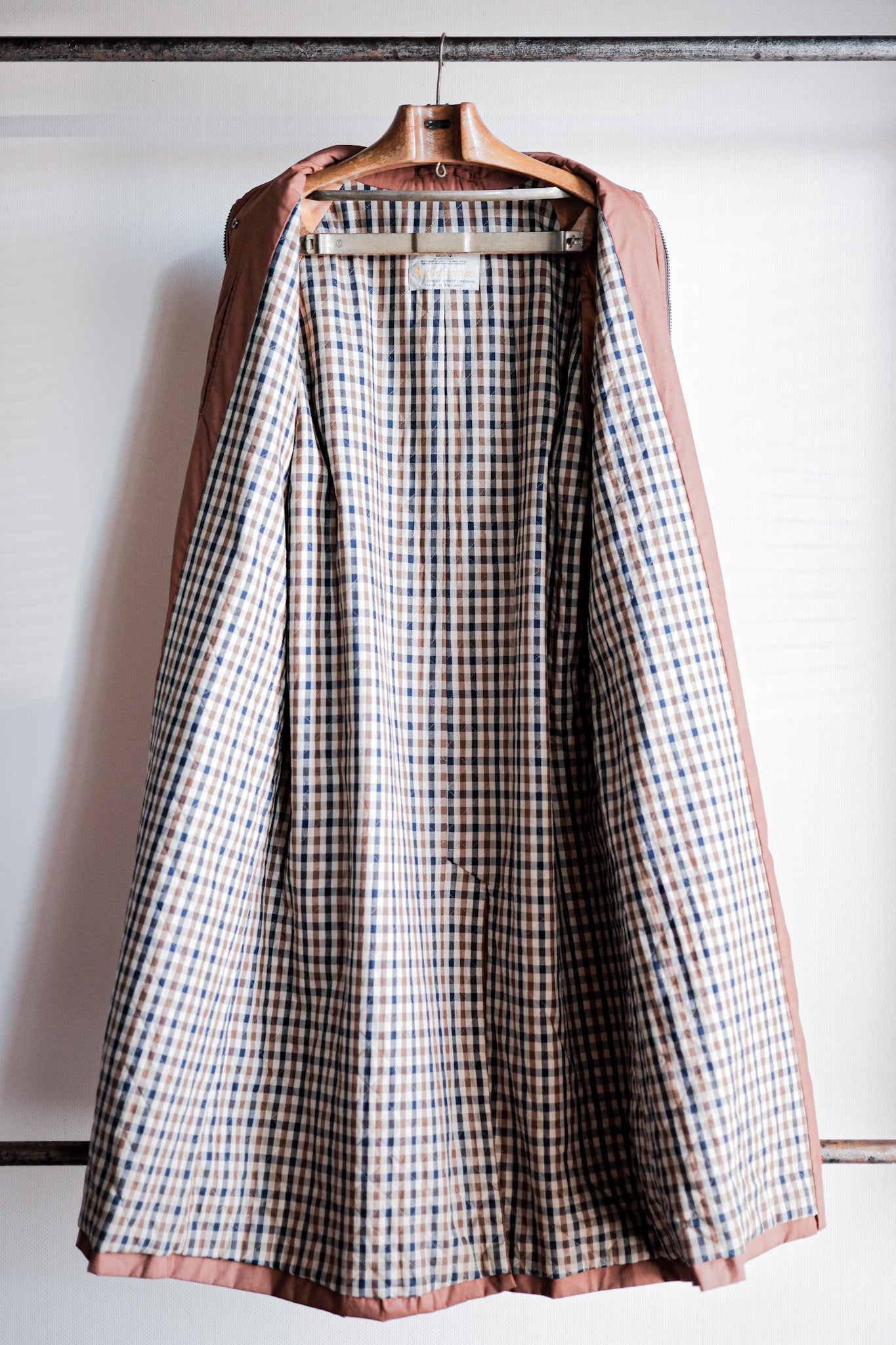 ［~80's］Vintage Aquascutum Single Raglan Soutien Collar Coat