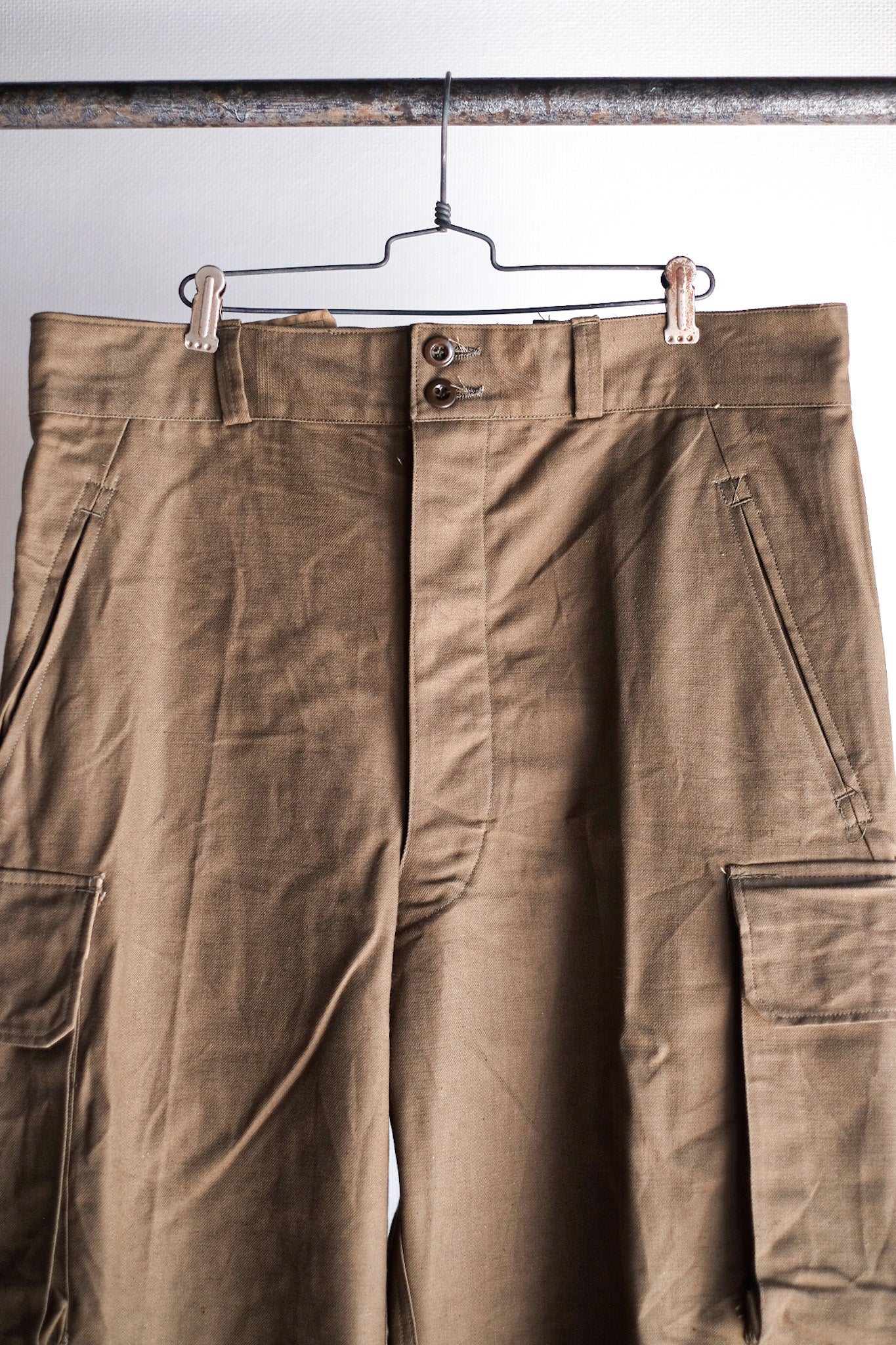 ［~50's］French Army M47 Field Trousers Size.45 "Dead Stock"