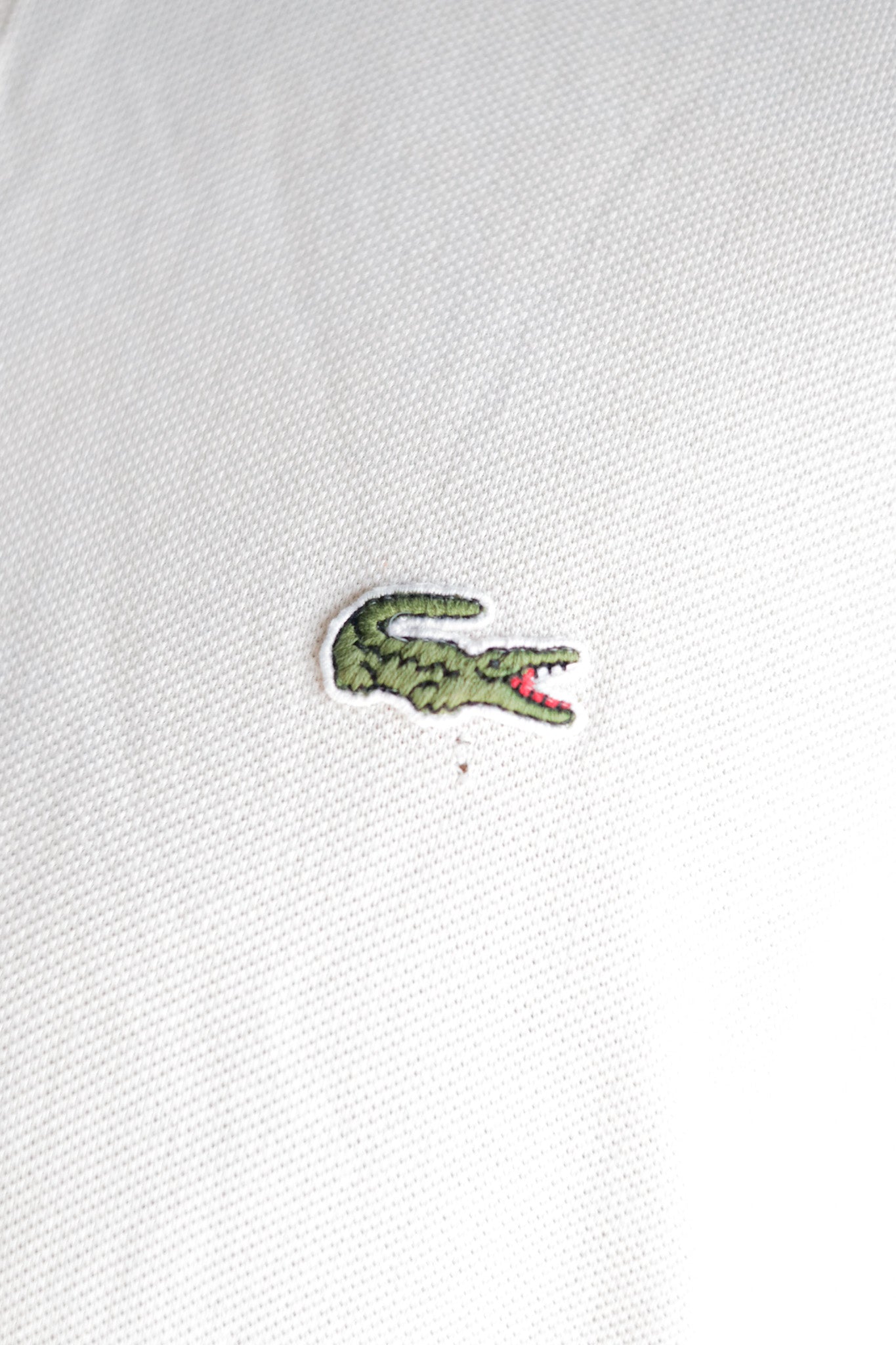 ［~80's］CHEMISE LACOSTE S/S Polo Shirt Size.4 "Ecru"