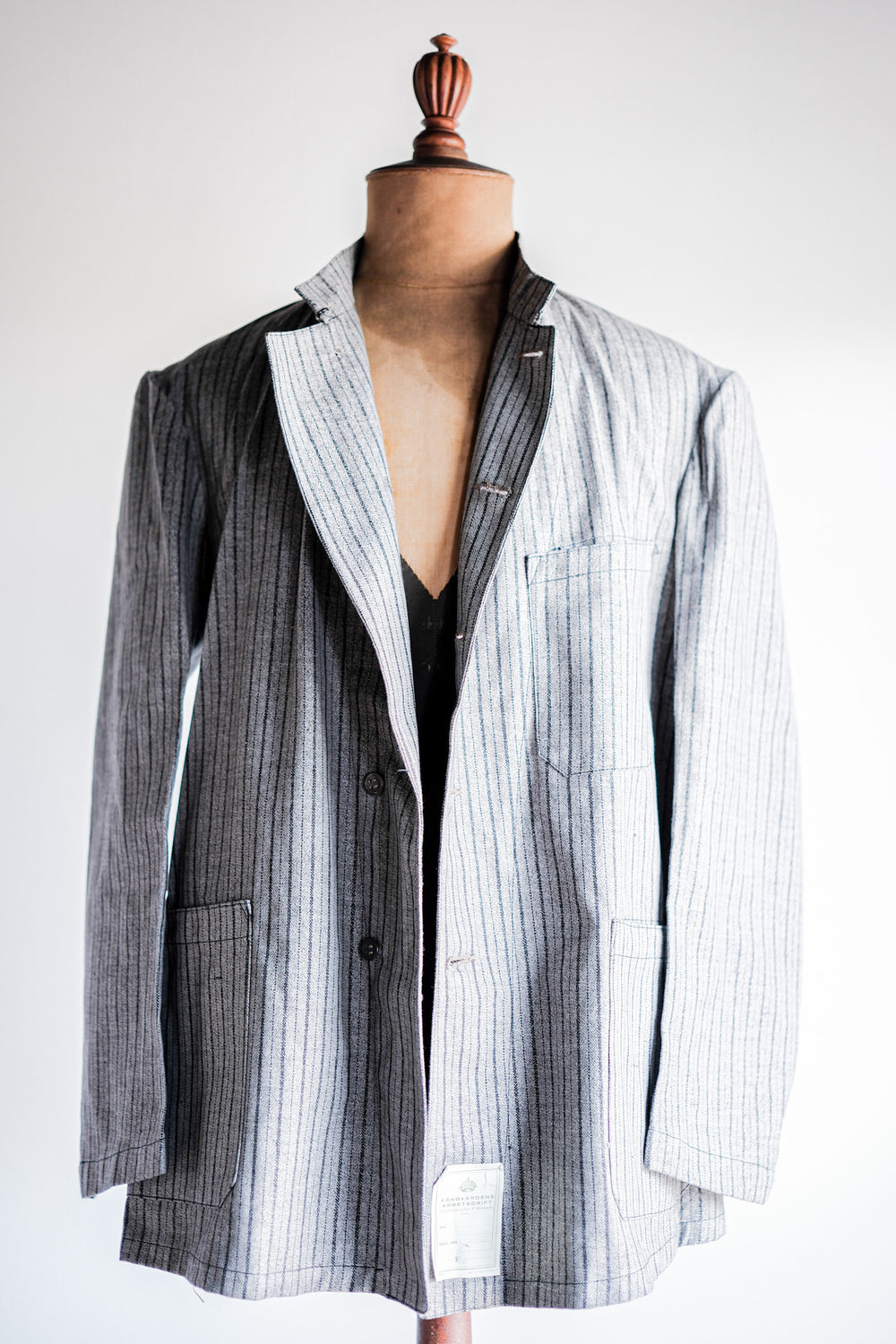 ［~40’s］Swedish Army Stand Collar Hospital Jacket “Dead Stock”