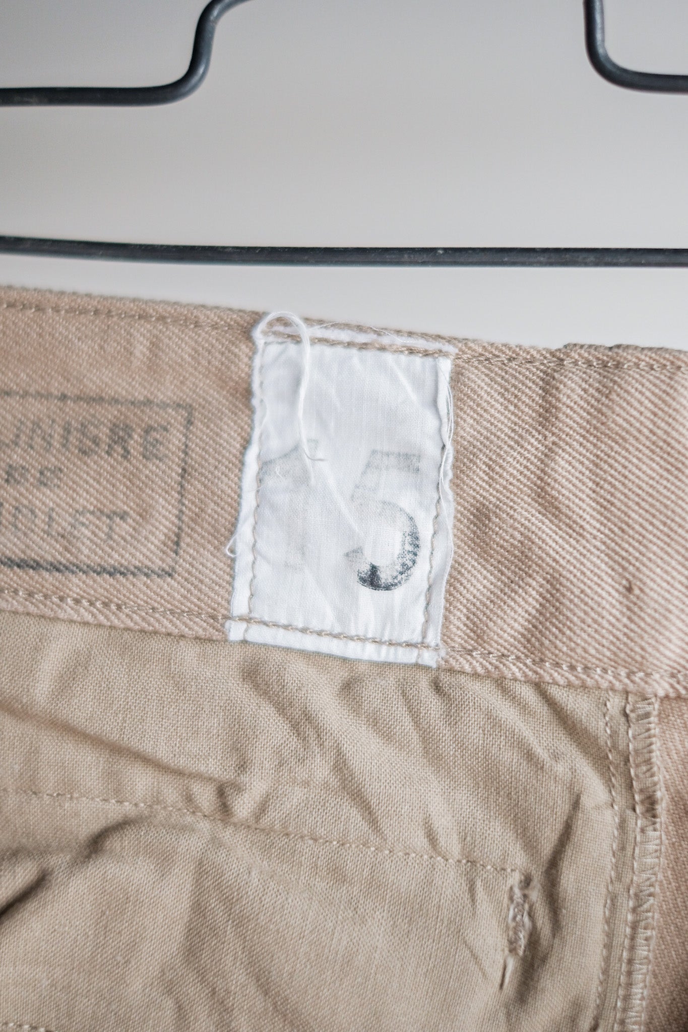 ［~60's］French Army M52 Chino Trousers Size.15