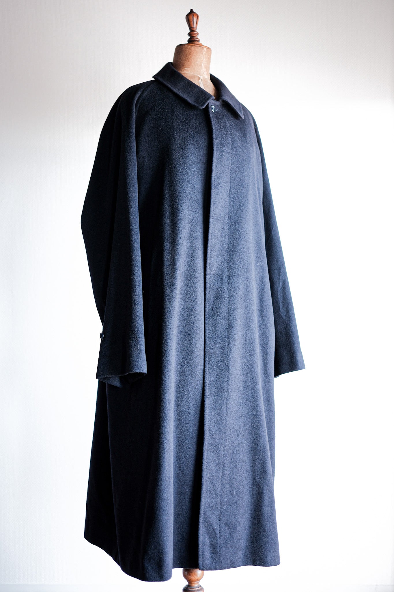 ［~90's］Vintage Burberry's Single Raglan Balmacaan Coat Size.60RX "PURE CASHMERE"