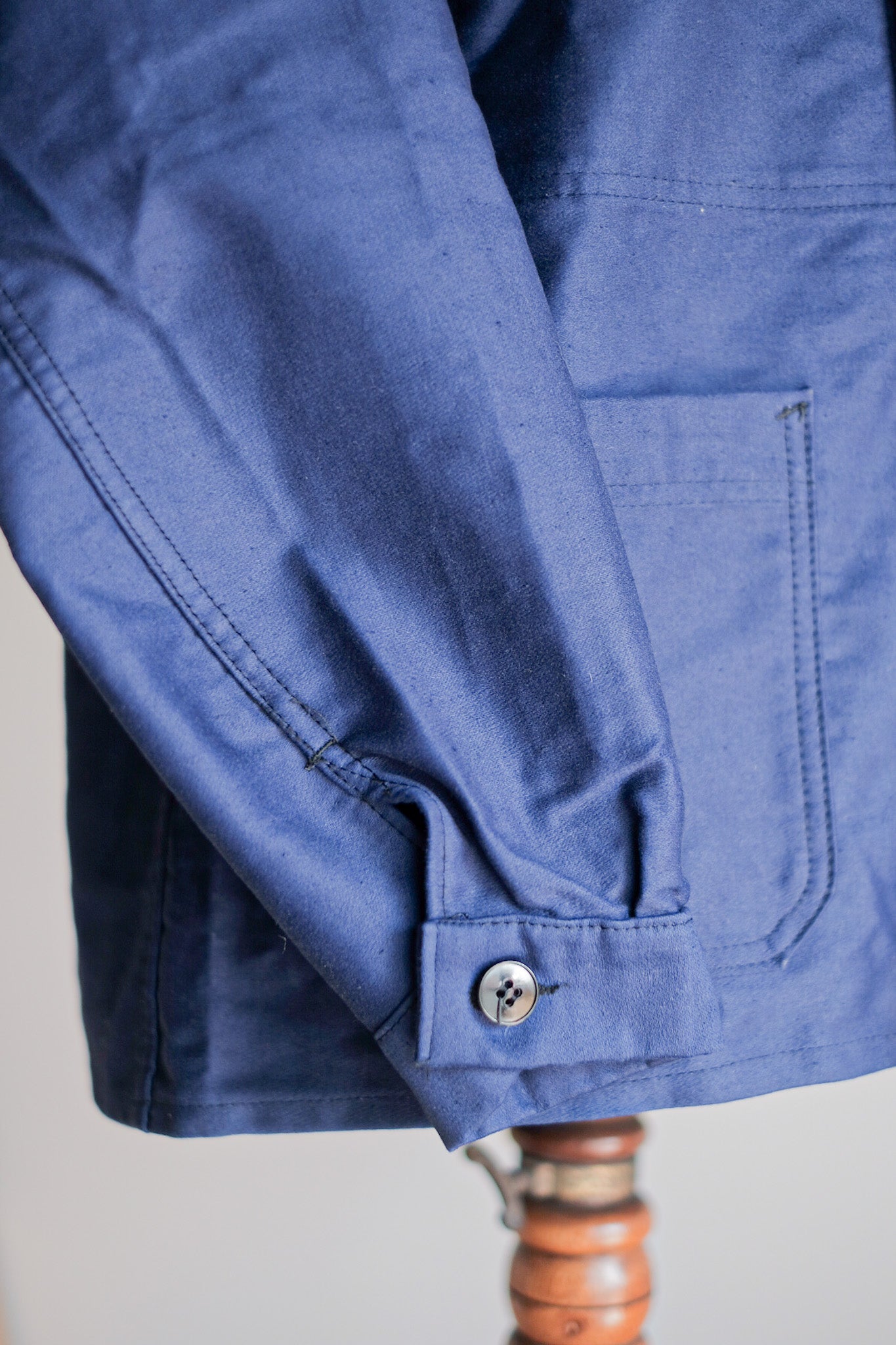 ［~50's］French Vintage Blue Moleskin Work Jacket "Dead Stock"