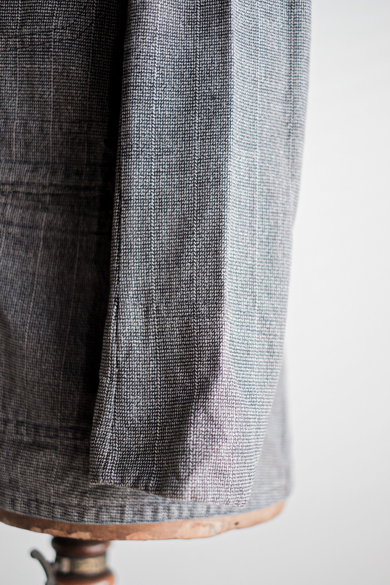 ［~30's］French Vintage Cotton Checked Sack Jacket