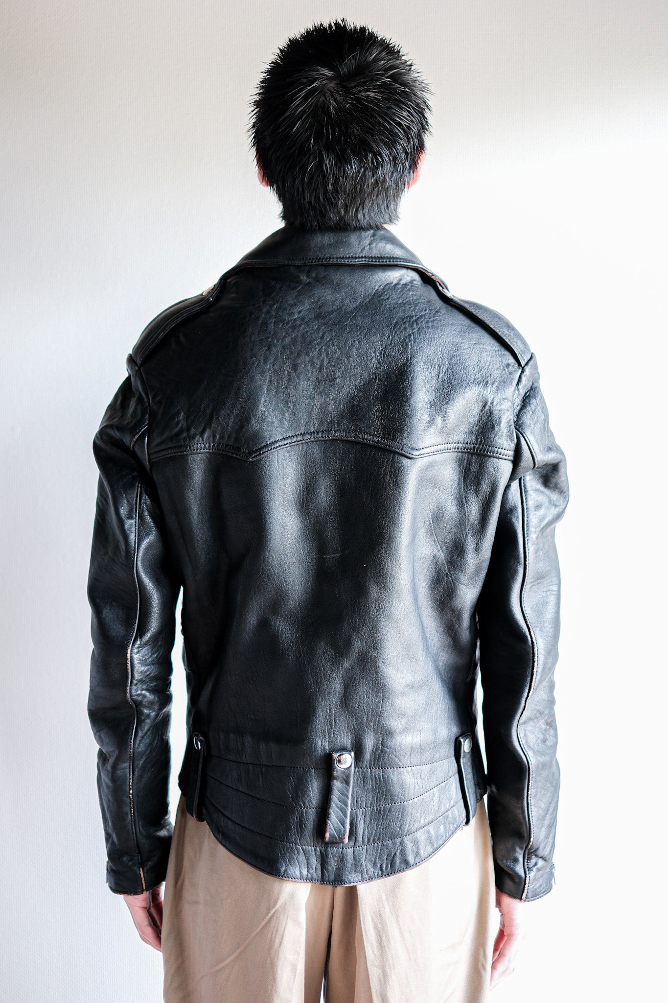 70's] Lewis Leathers Riders Jacket Size.36 