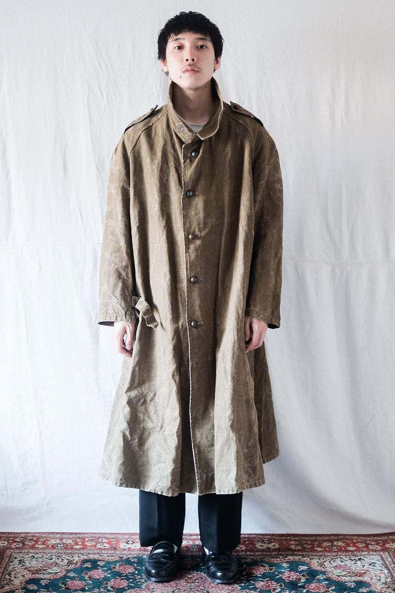 30's] French Army M35 Motorcycle Coat 