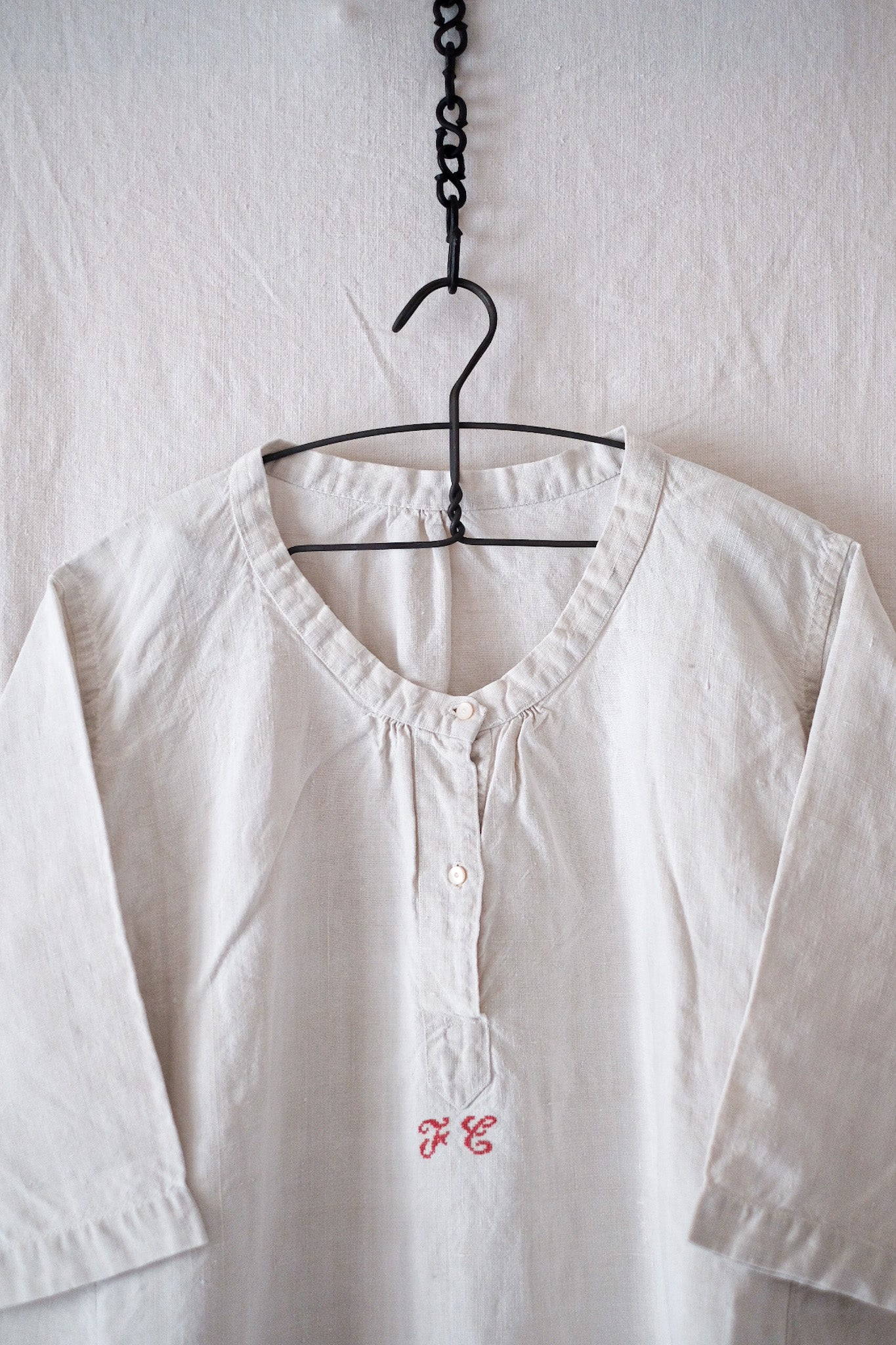 [Early 20th C] French Antique Linen ONE PIECE