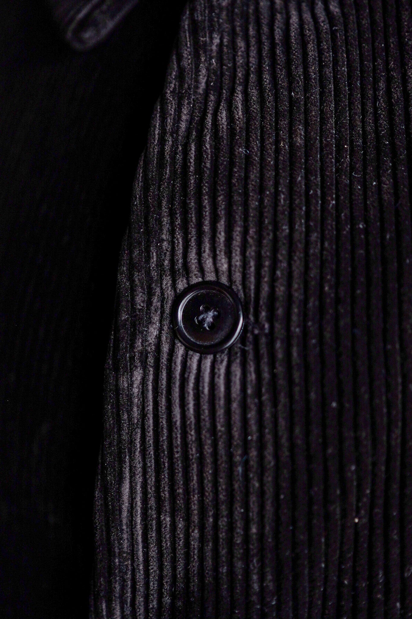 【~40's】French Vintage Black Corduroy Work Jacket