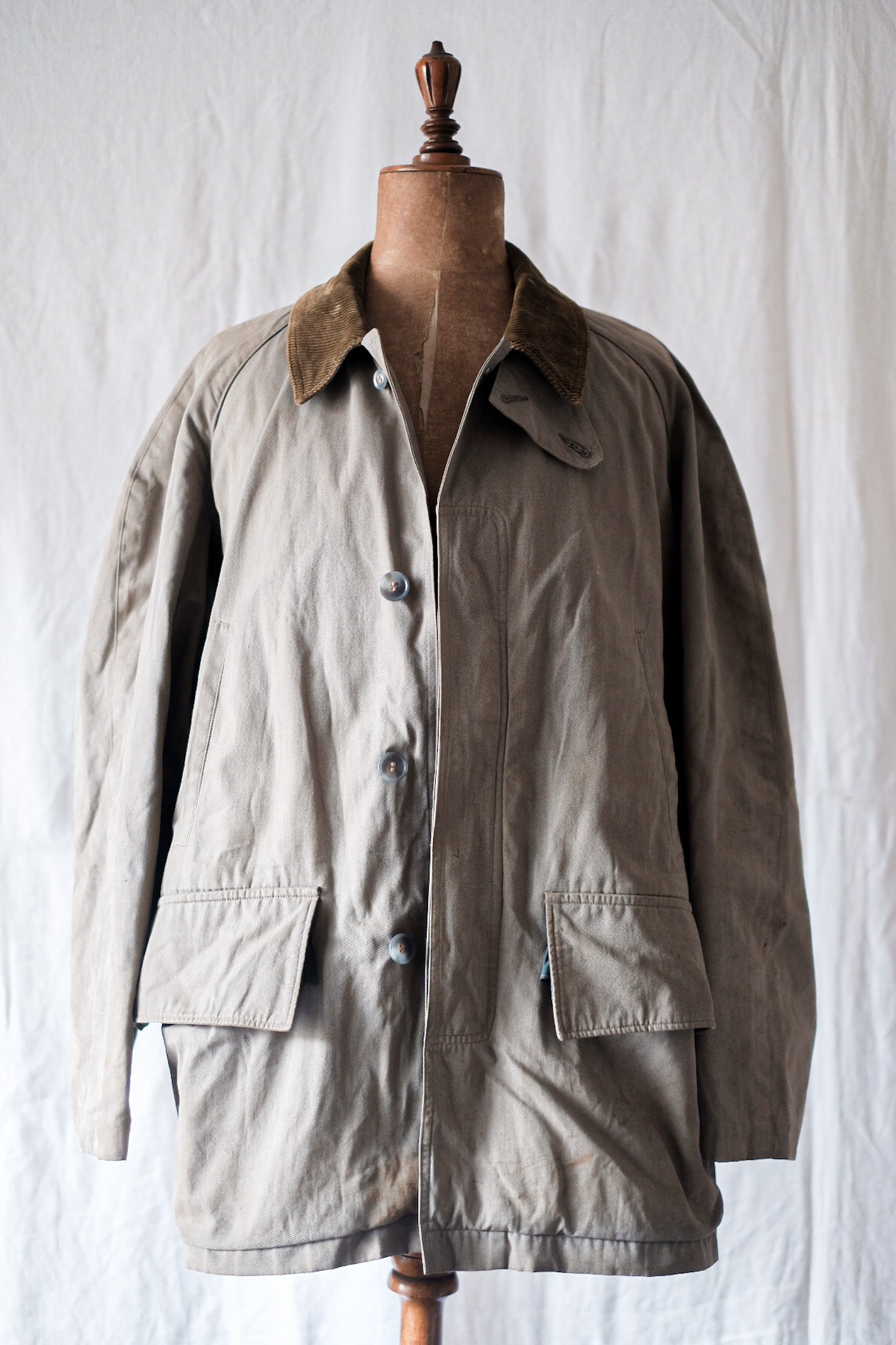 【~60's】French Vintage Cotton Hunting Jacket "Belle Jardiniere"