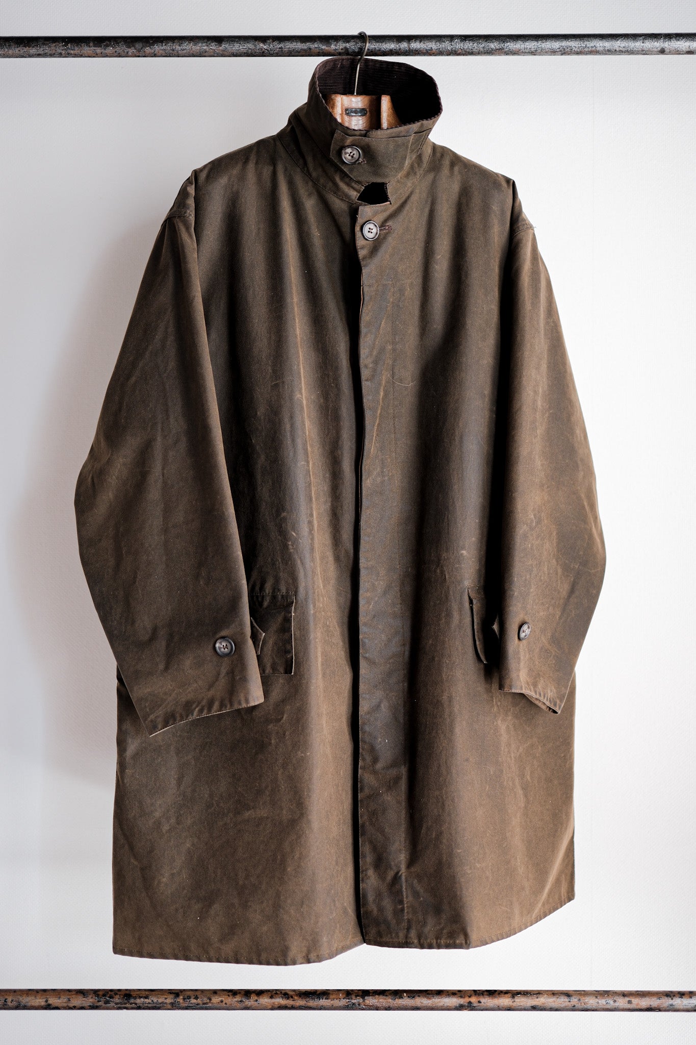 ［~90's］Vintage Barbour "ORIGINAL 3/4 COAT" 3 Crest Size.EX LARGE