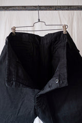 【~60's】French Army M52 Chino Shorts Size.5 "Black Overdye"