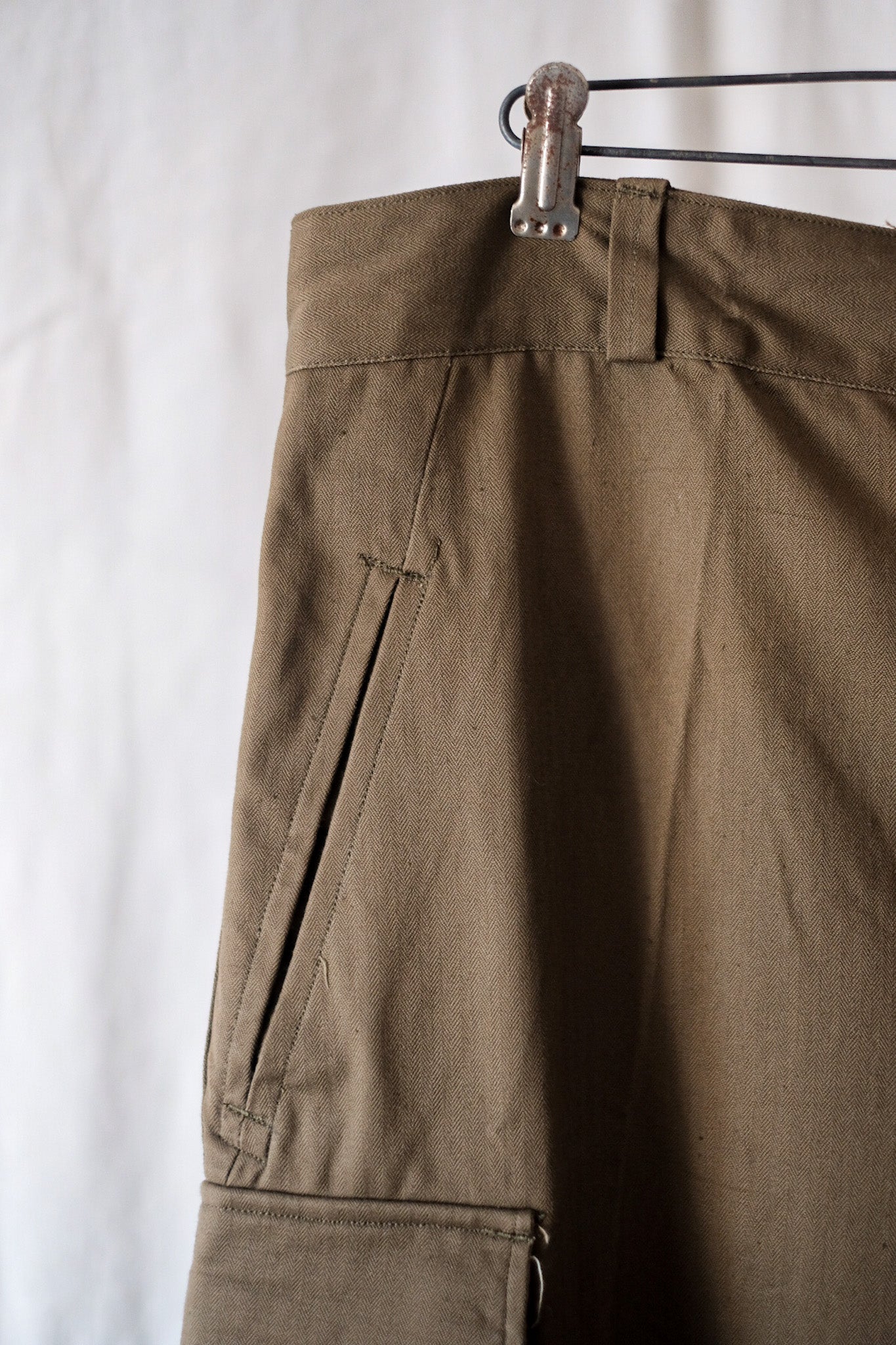[~ 60's] French Army M47 Field Trousers Size.23 "Dead Stock"