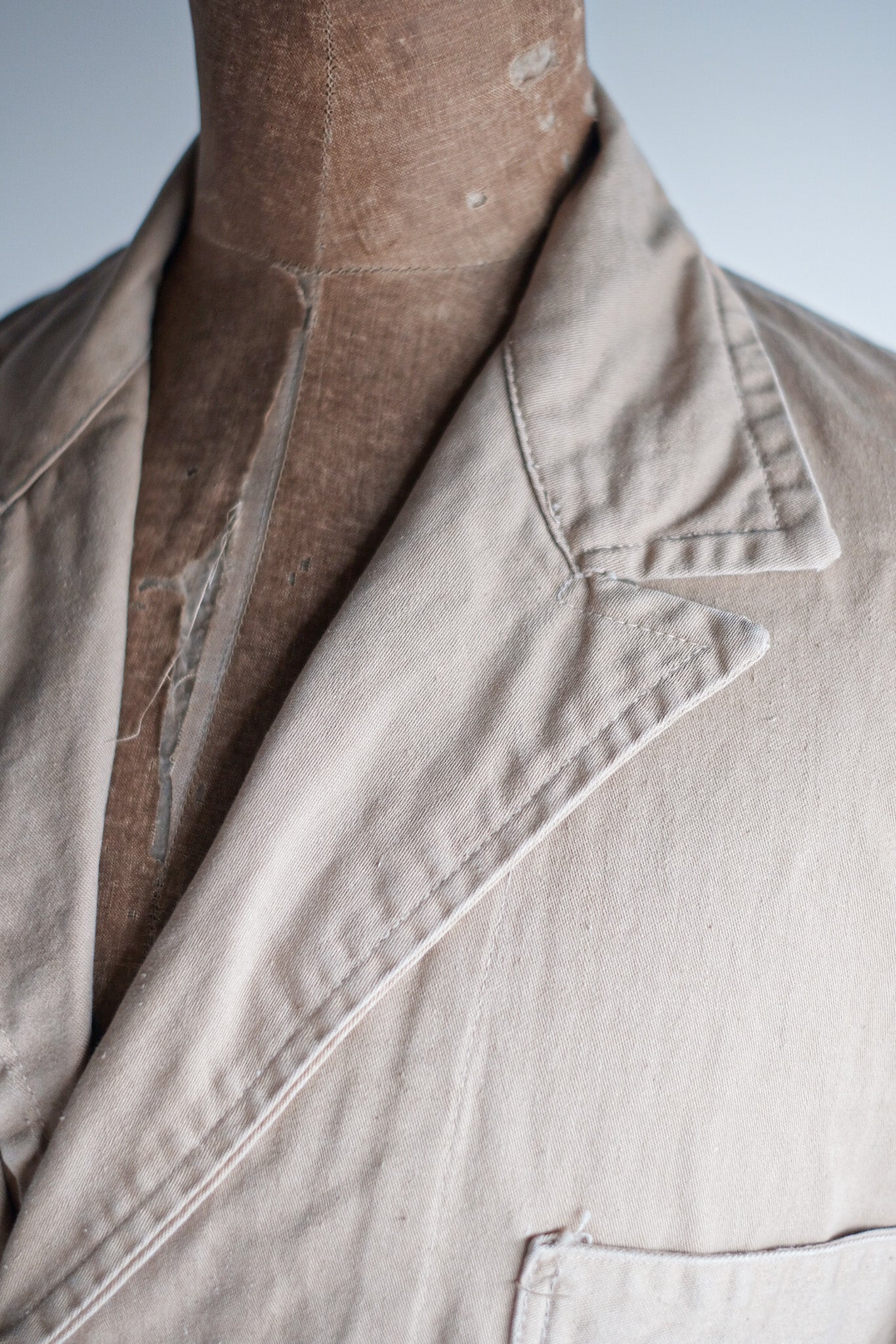 ［~50's］Dutch Vintage Double Breasted Cotton Work Coat