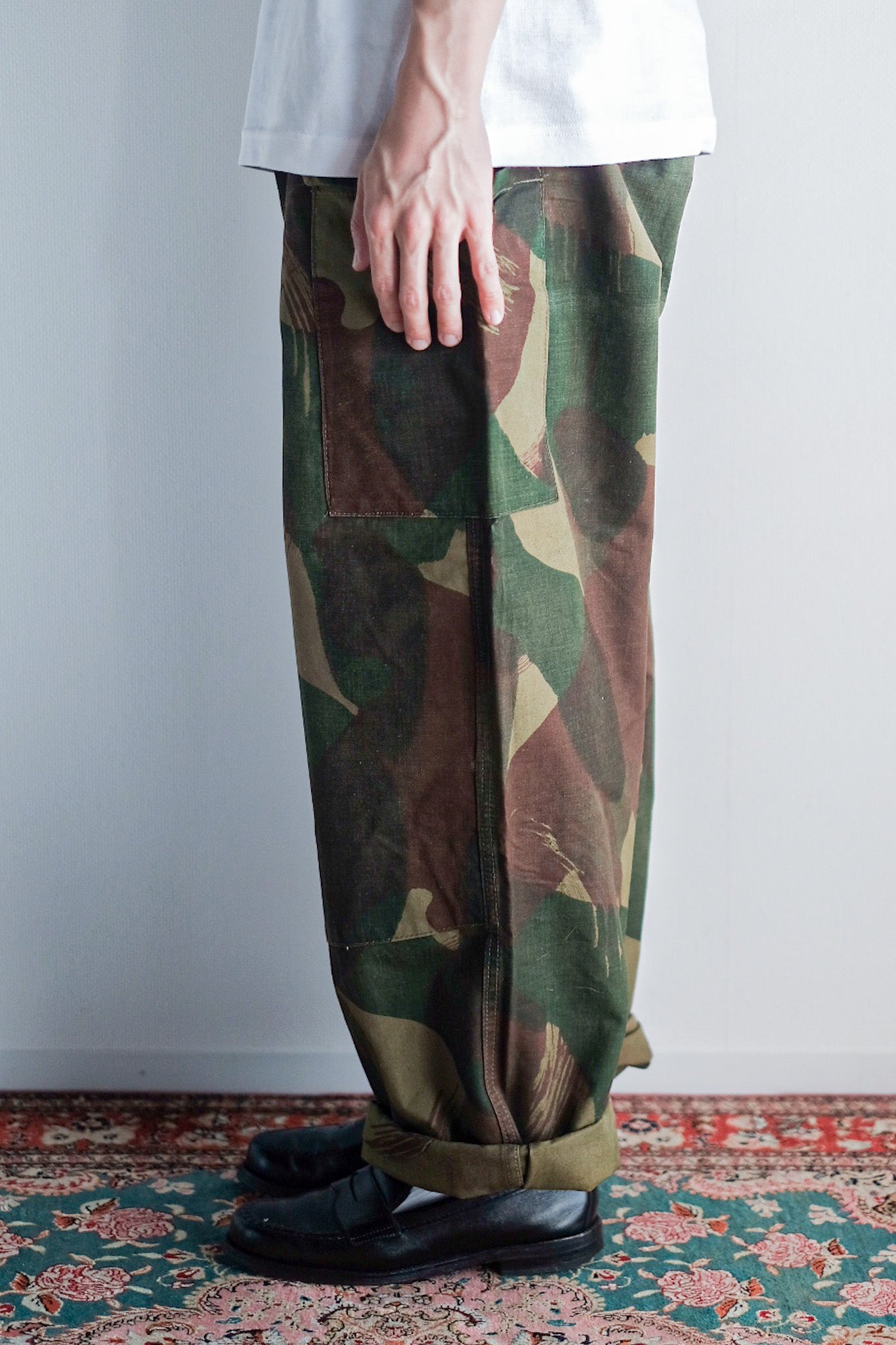 [~ 50's] Belgian Army Brushstroke Camo Airborne Pant Taille.3