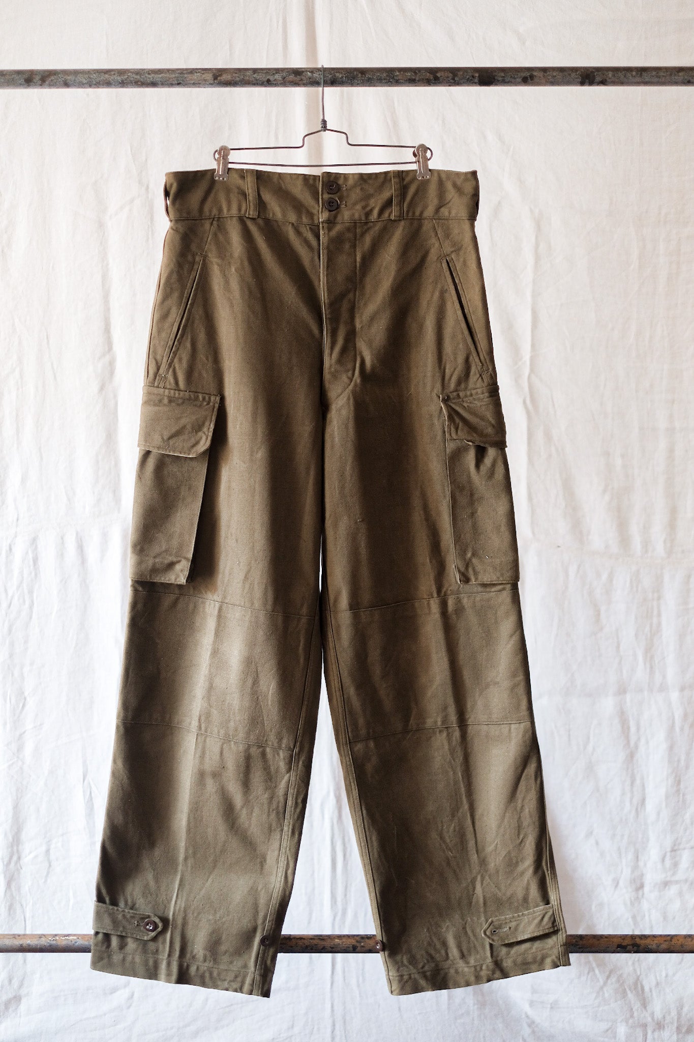 【~50's】French Army M47 Field Trousers Size.33