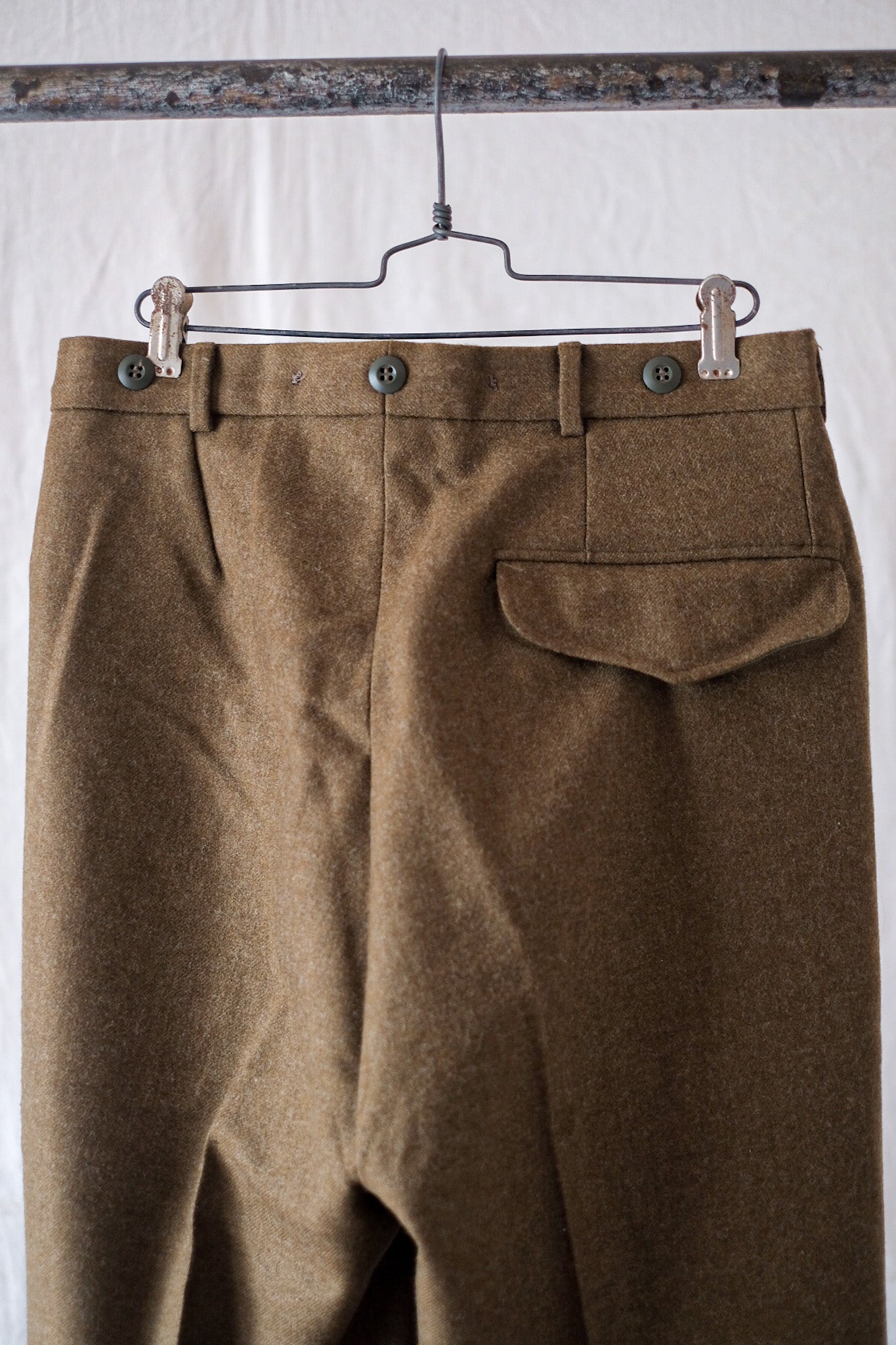 [〜90年代]澳大利亞軍隊羊毛長褲尺寸。76S