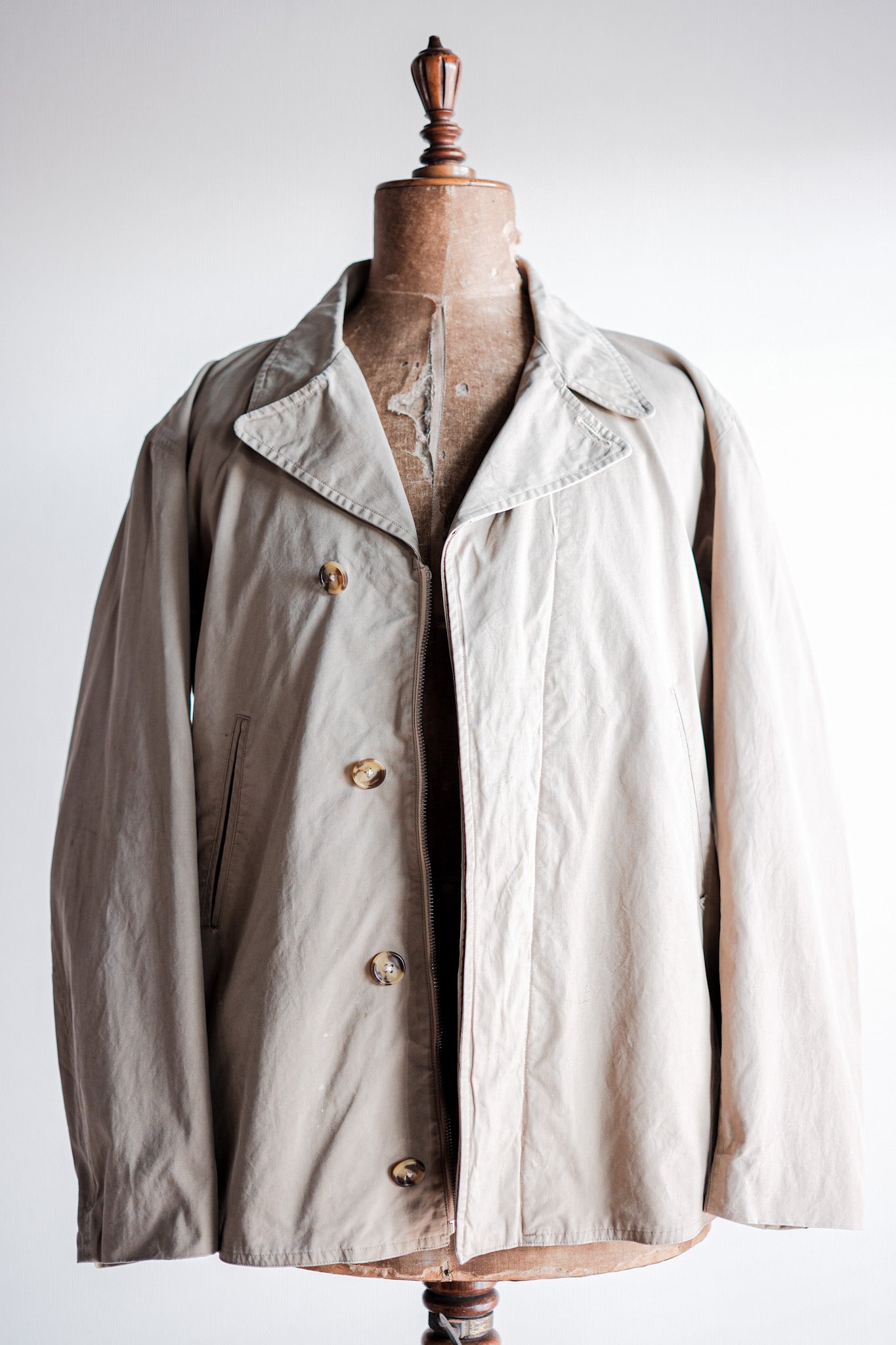 ［~50's］British Vintage Half Belt Ventile Jacket "Elton Weatherpoof"