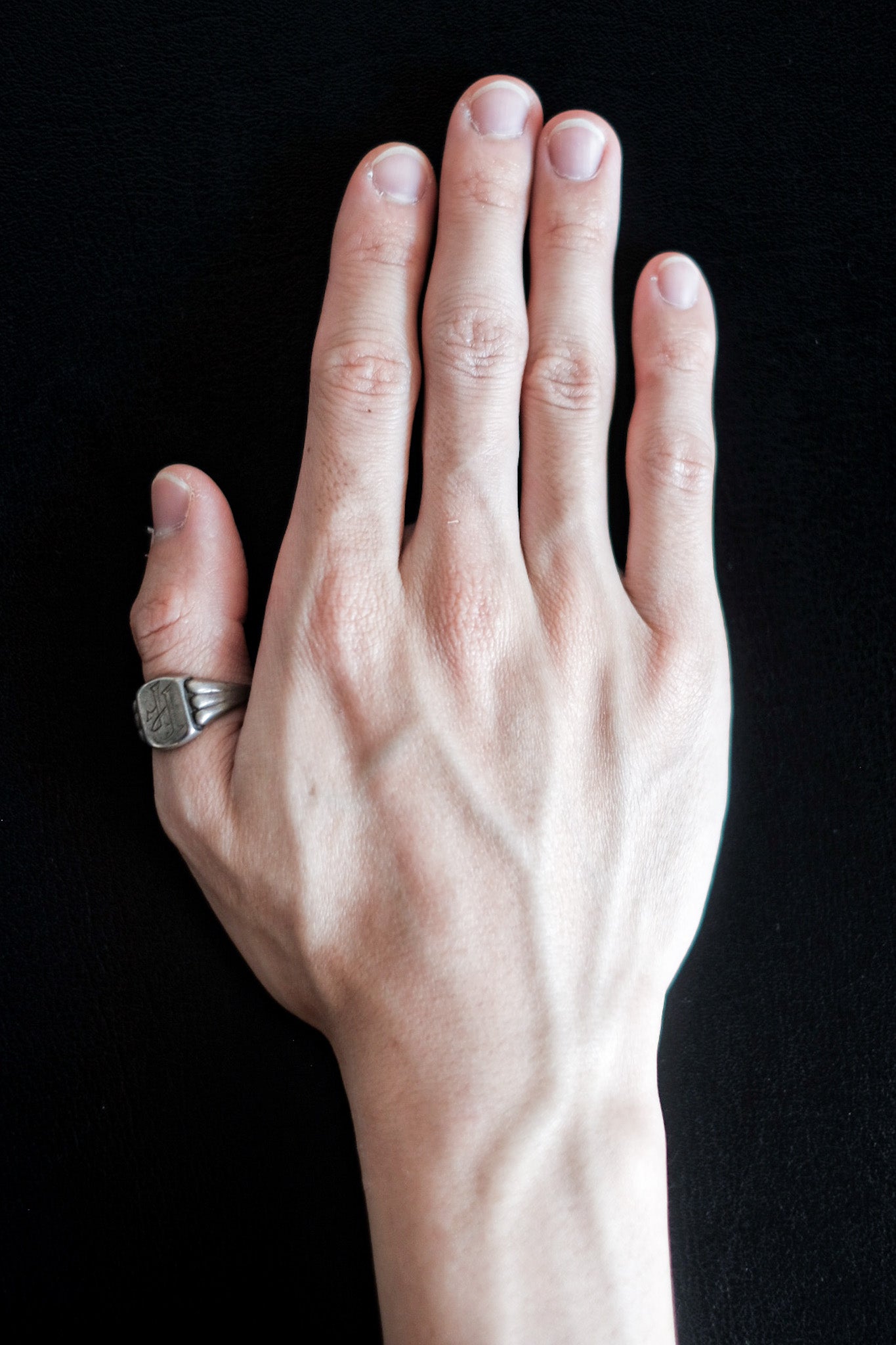 ［~70’s］Europe Vintage Silver 800 Ring