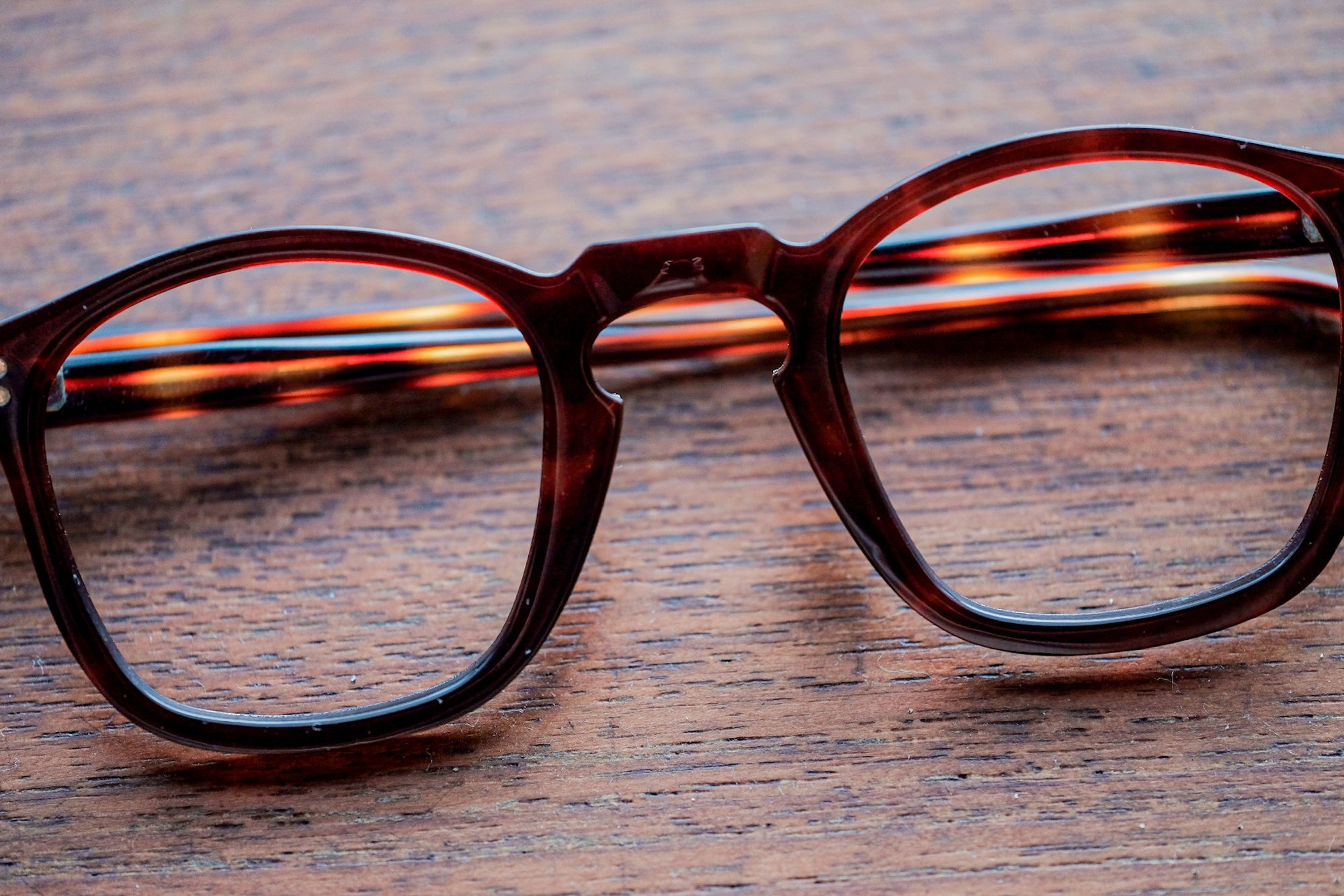 ［~50’s］French Vintage Amber Parisian Frame “Dead Stock”