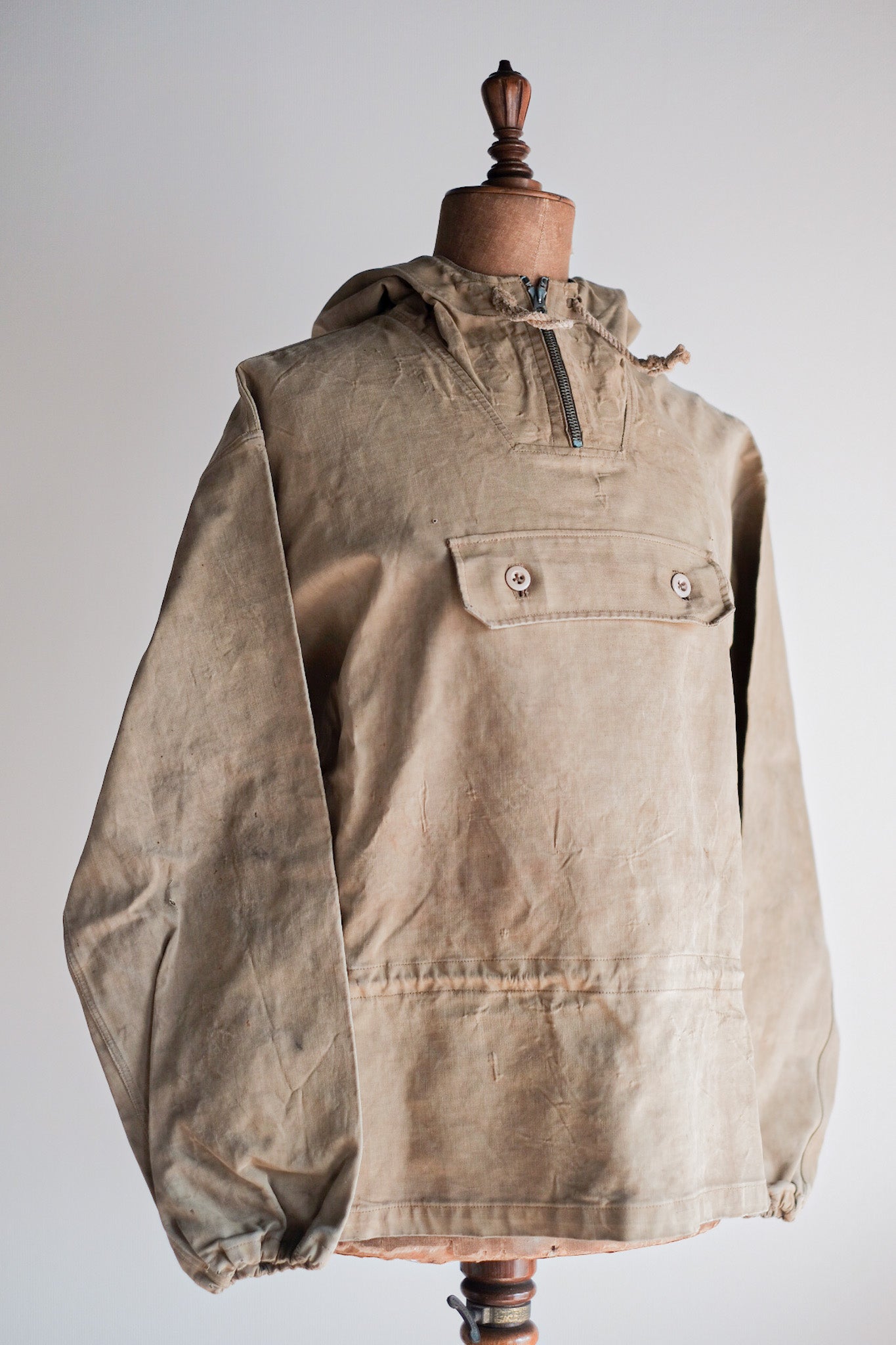 【~40's】French Army Mountain Troopers Rubber Smock