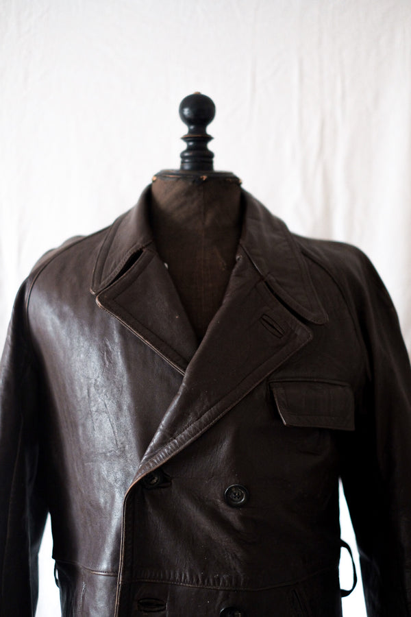 [〜40年代]法國復古馬蹄皮大衣