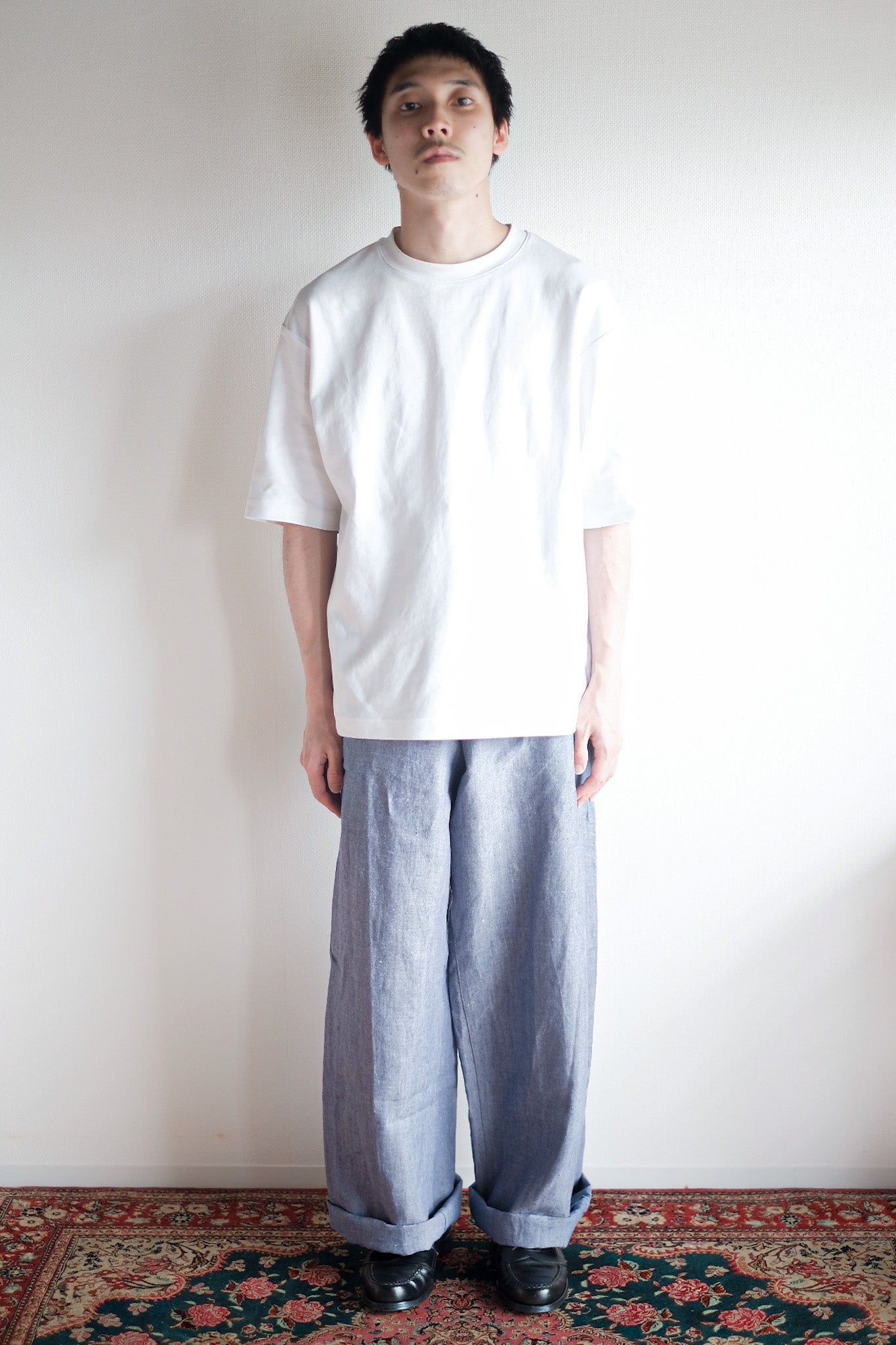 【~50's】French Navy Ramie Linen Sailor Pant "Dead Stock"