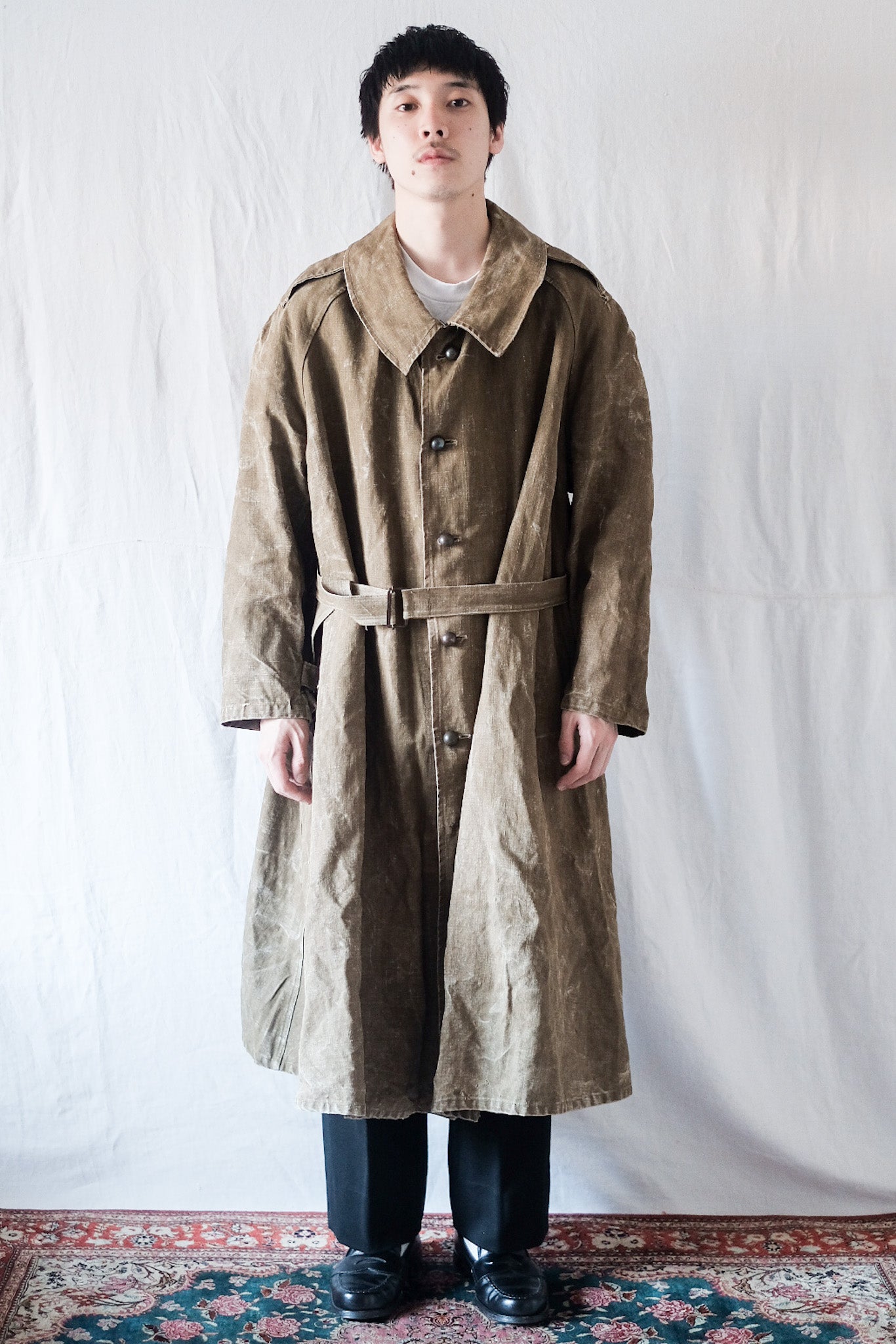 30's] French Army M35 Motorcycle Coat 