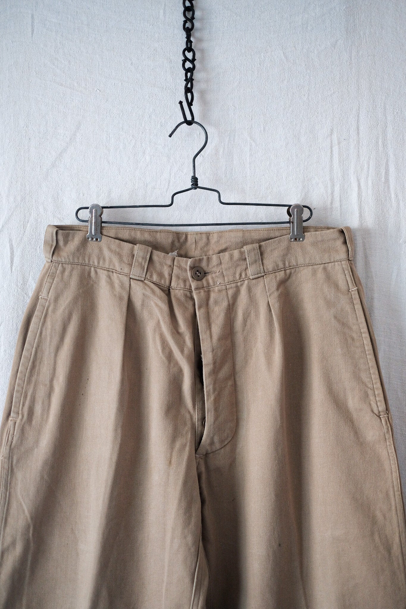 [~ 60's] French Army M52 CHINO TROUSERS